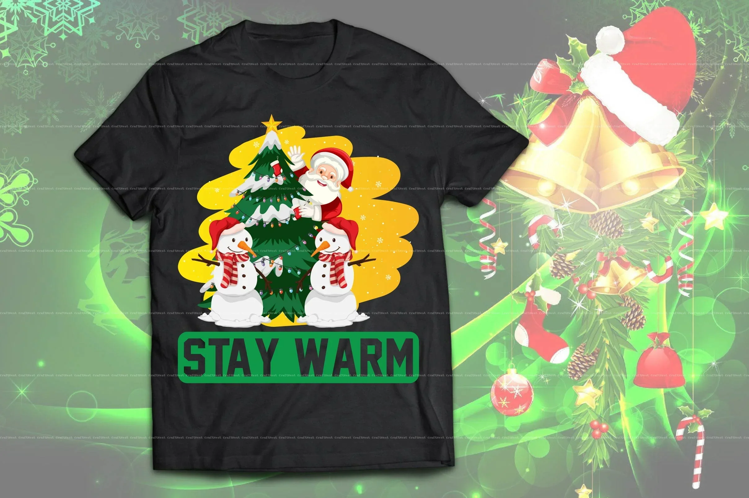 Christmas T-Shirt Design SVG Bundle - Image 6