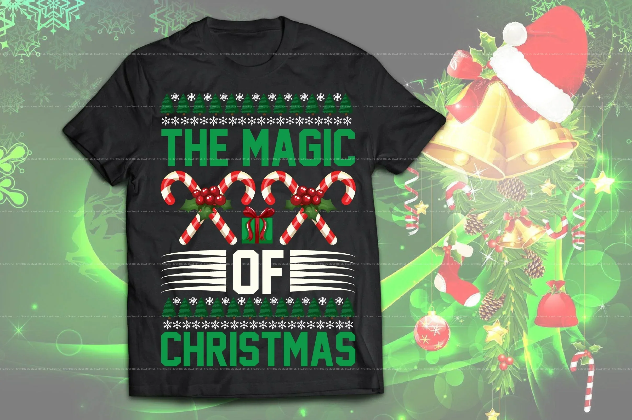 Christmas T-Shirt Design SVG Bundle - Image 8