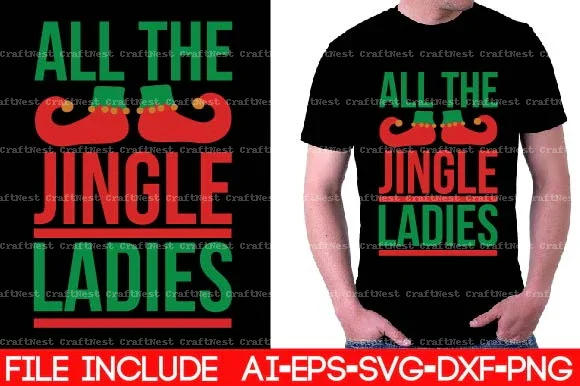 Christmas T-Shirt SVG Bundle - Image 13