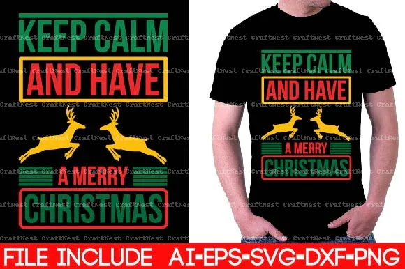 Christmas T-Shirt SVG Bundle - Image 7