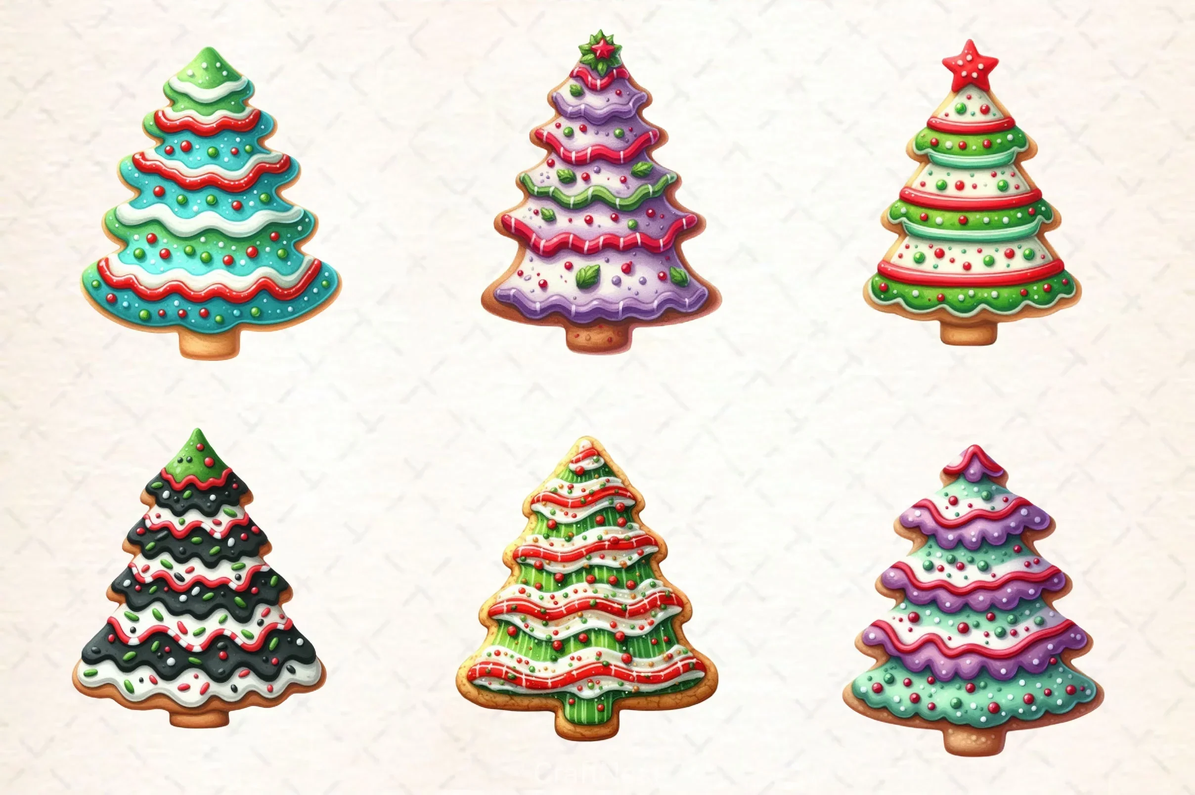 Christmas Tree Cake Christmas SVG Bundle - Image 5