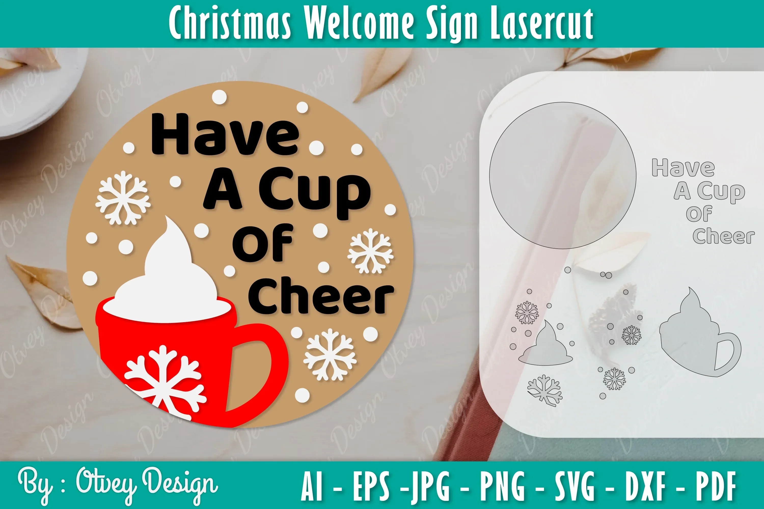 Christmas Welcome Sign SVG Bundle