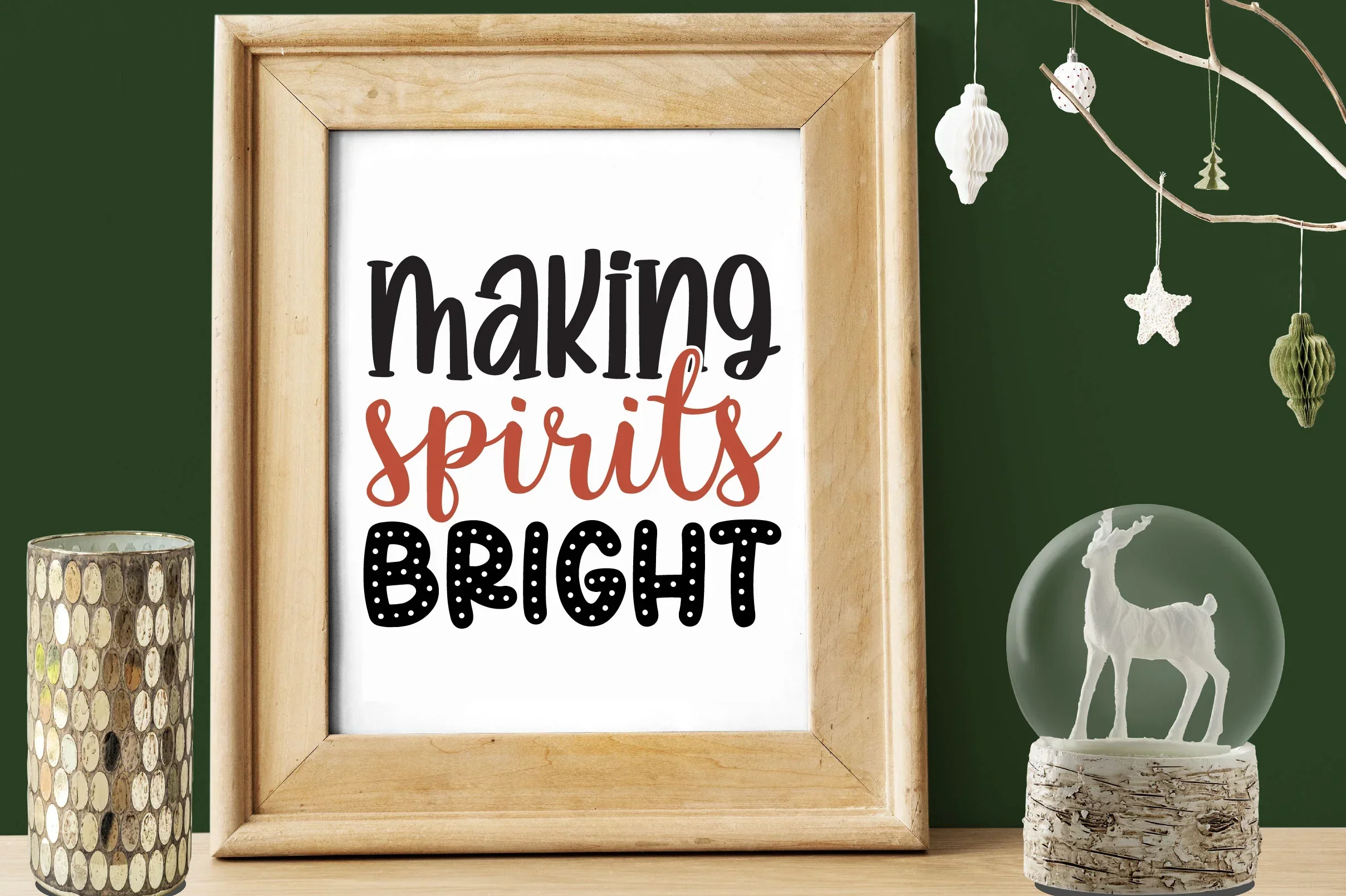 Christmas Wine SVG Bundle - Image 16
