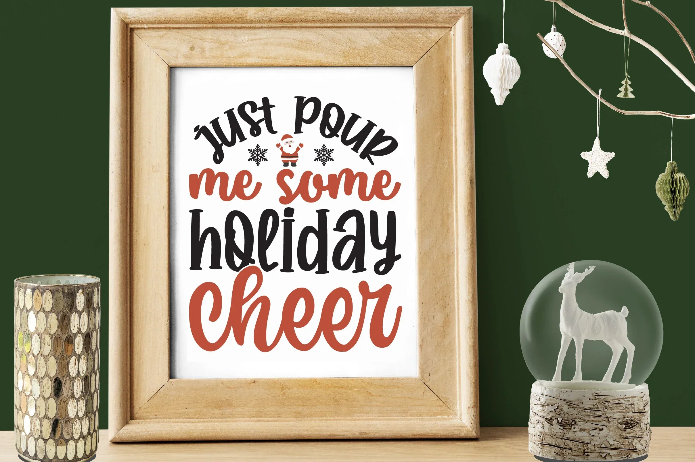 Christmas Wine SVG Bundle - Image 18