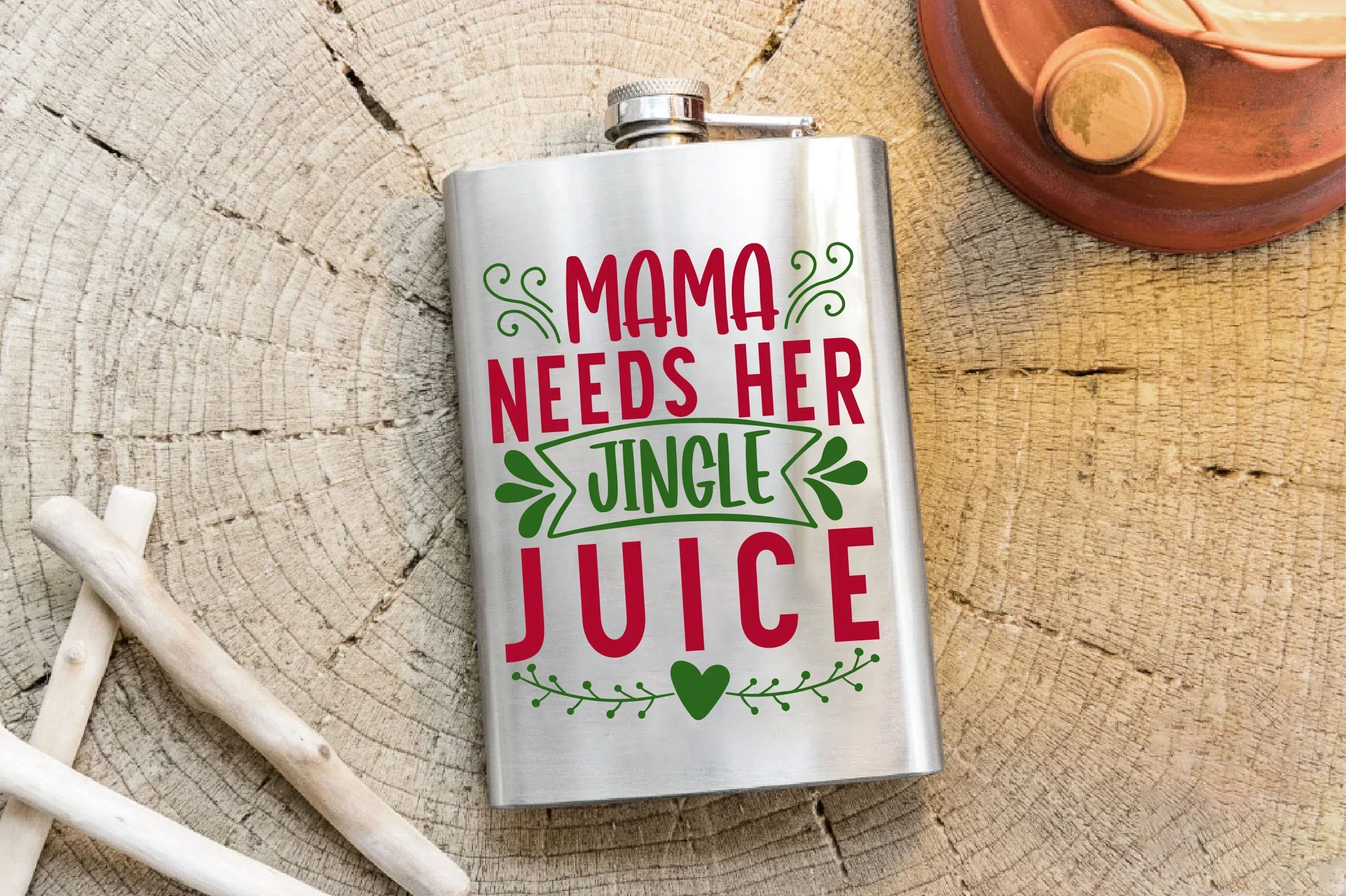 Christmas Wine SVG Bundle - Image 13