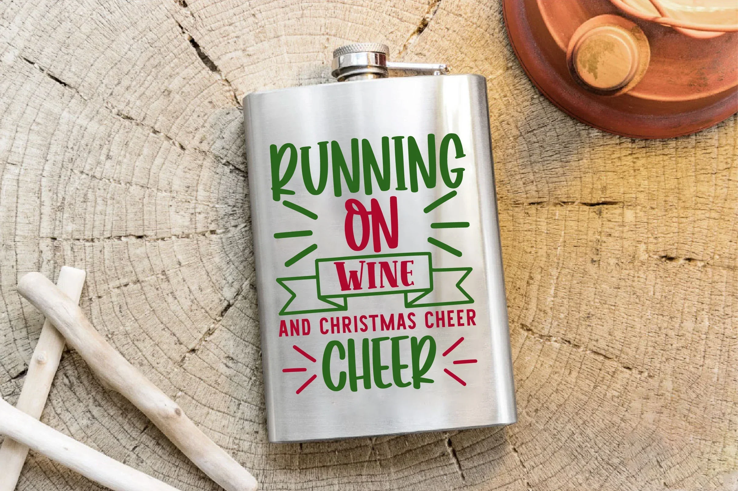 Christmas Wine SVG Bundle - Image 18