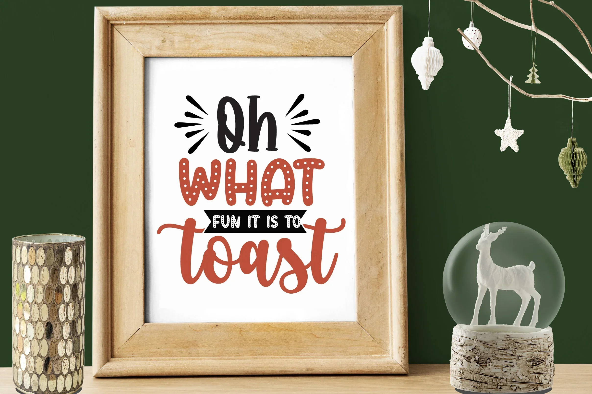 Christmas Wine SVG Bundle - Image 2