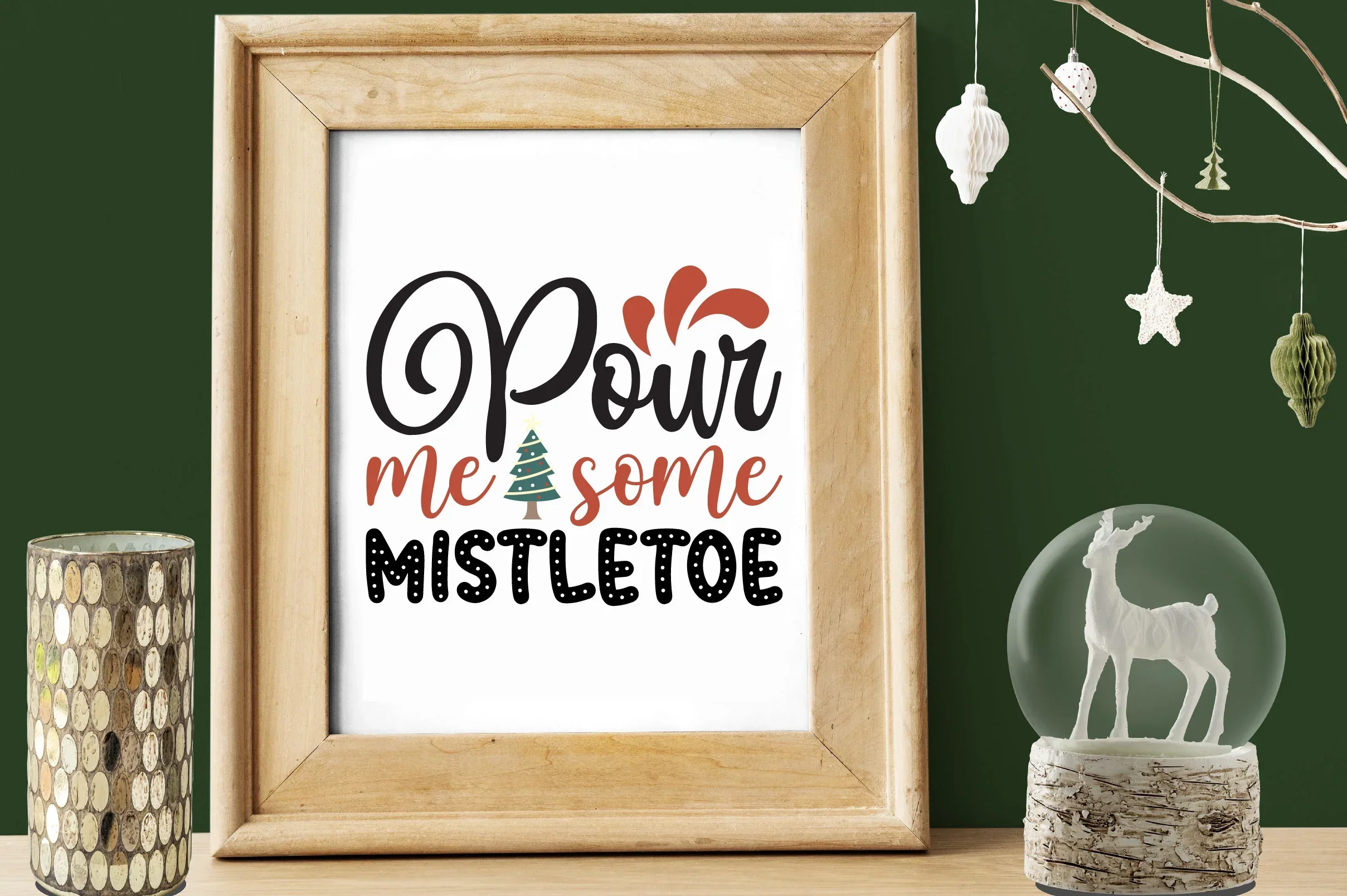 Christmas Wine SVG Bundle - Image 20