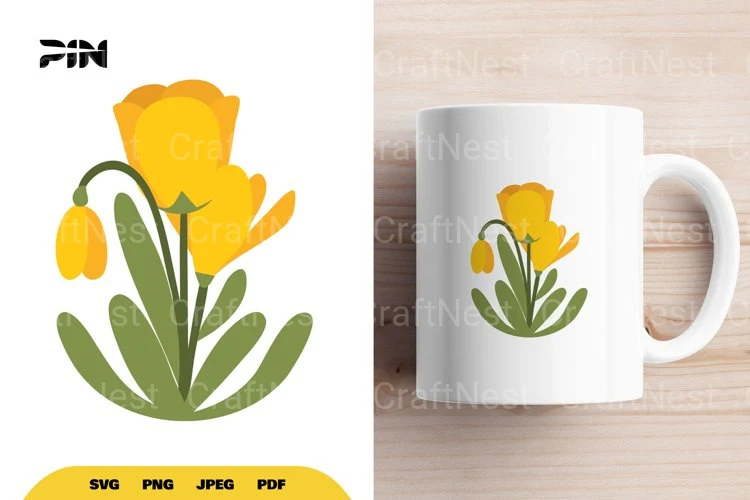 Classic Style Flower SVG Bundle