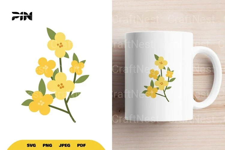Classic Style Flower SVG Bundle