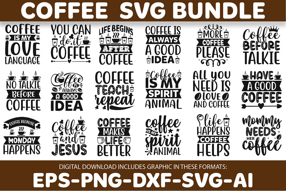 Coffee SVG Bundle