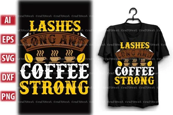 Coffee T-Shirt Design SVG Bundle - Image 11