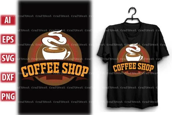 Coffee T-Shirt Design SVG Bundle - Image 4