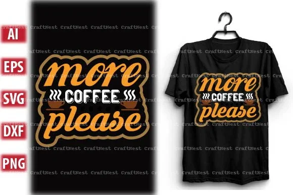 Coffee T-Shirt Design SVG Bundle - Image 5