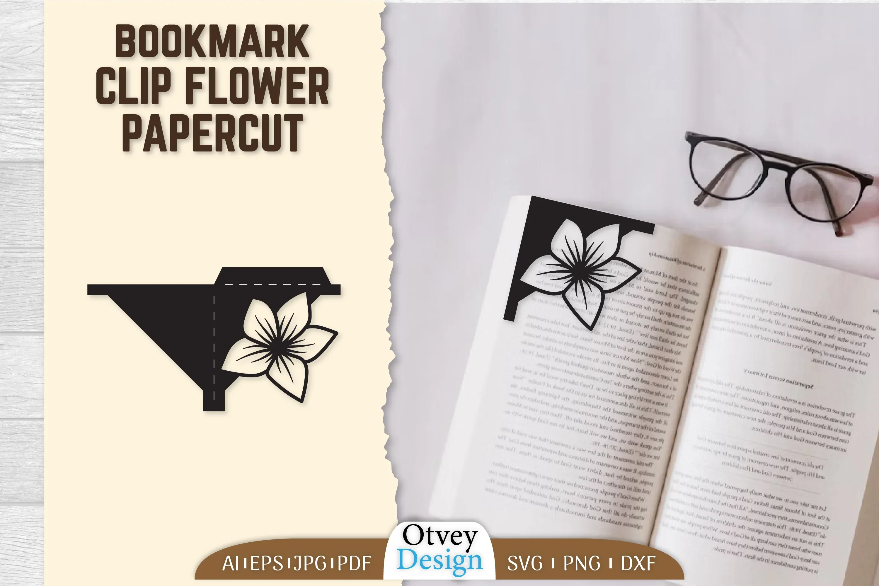 Corner Bookmark Papercut SVG Bundle