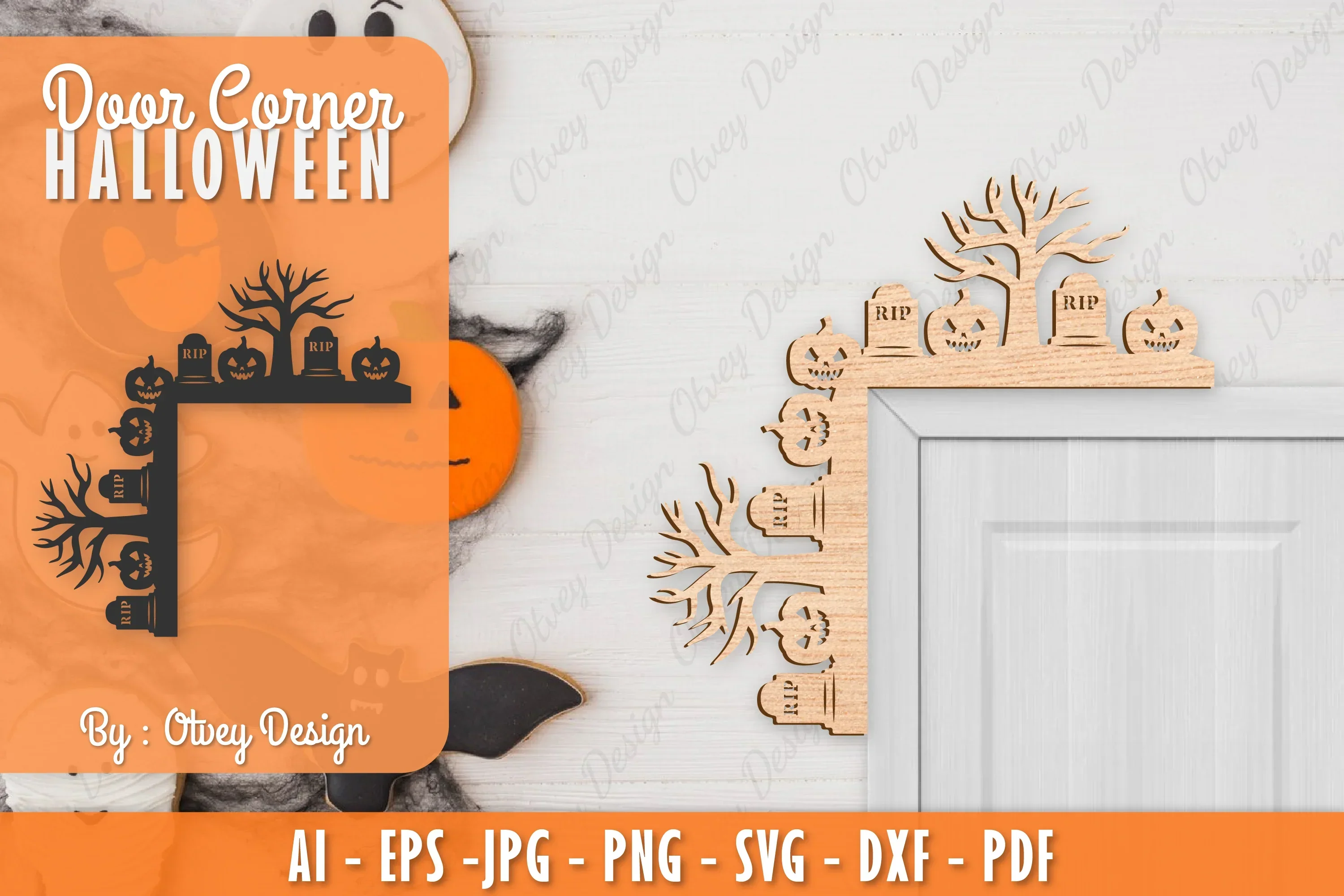 Corner Door Halloween SVG Bundle