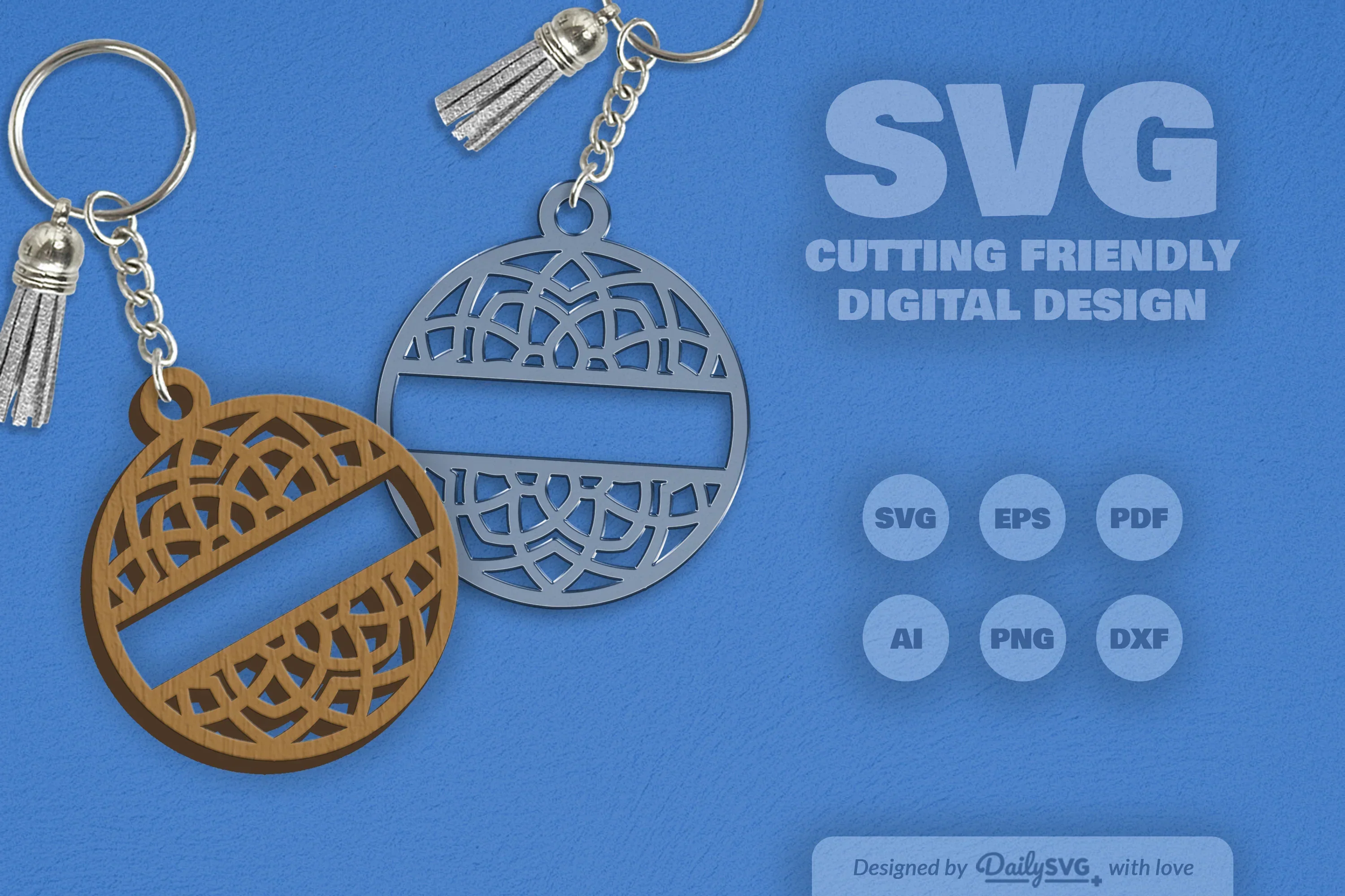 Custom Mandala Split SVG Bundle - Image 2