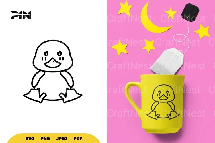 Cute and Kawaii Duck SVG Bundle