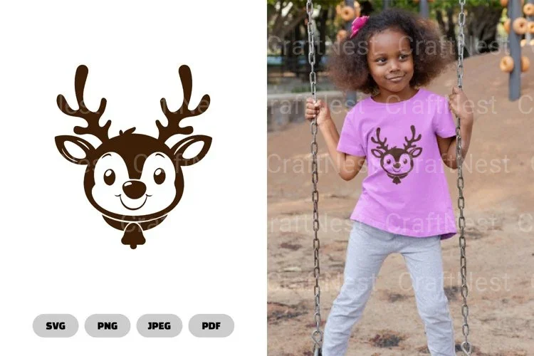 Cute Deer Head SVG Bundle