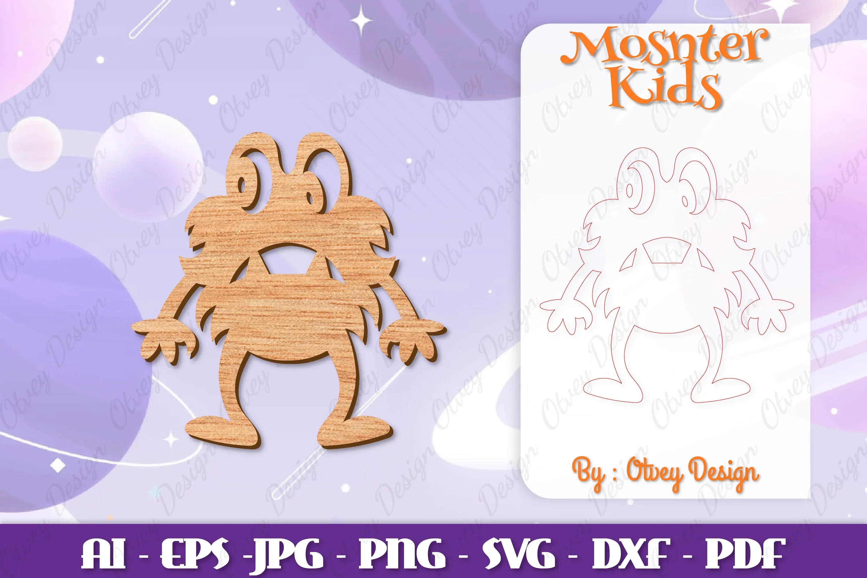 Cute Monster Designs SVG Bundle