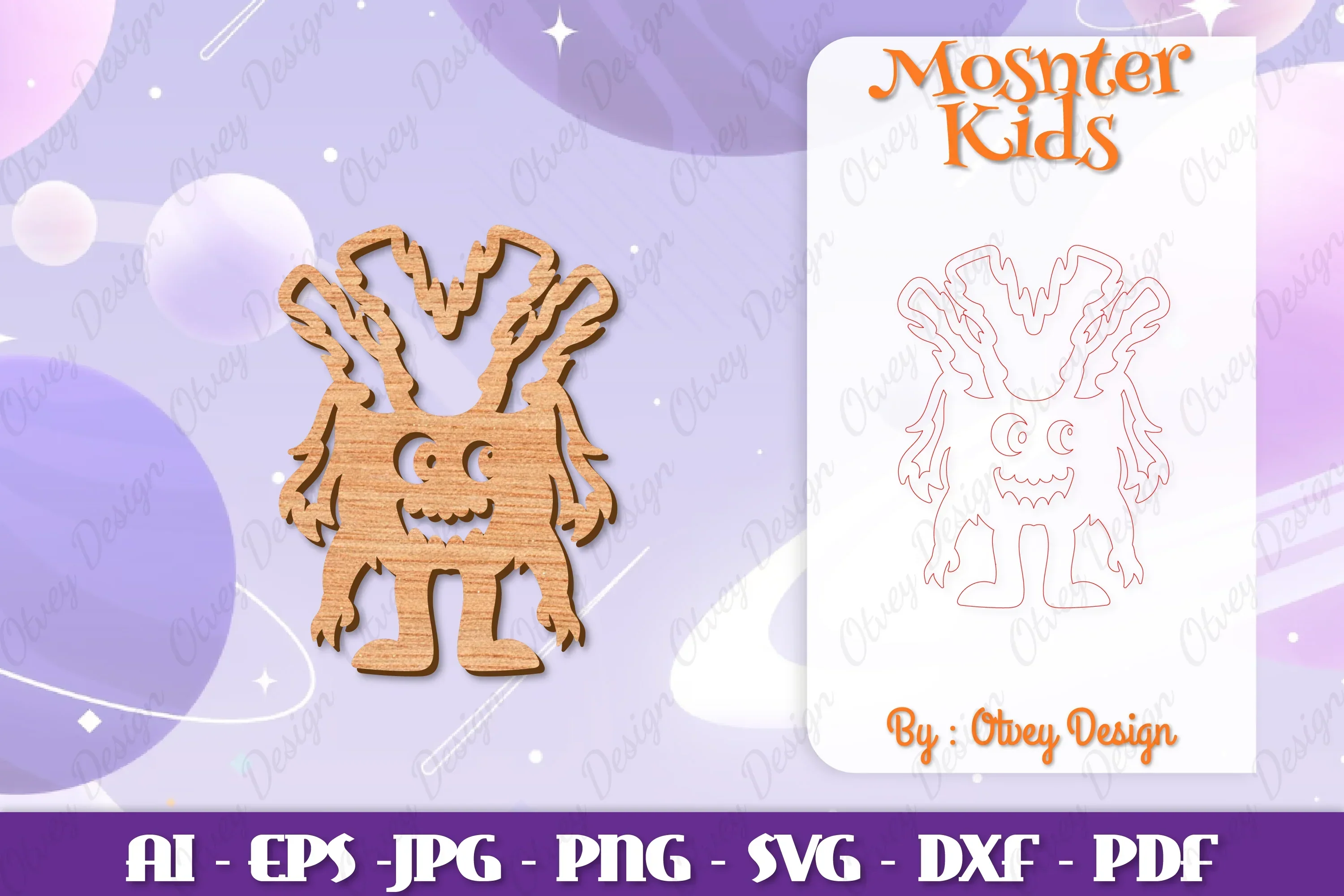 Cute Monster Designs SVG Bundle