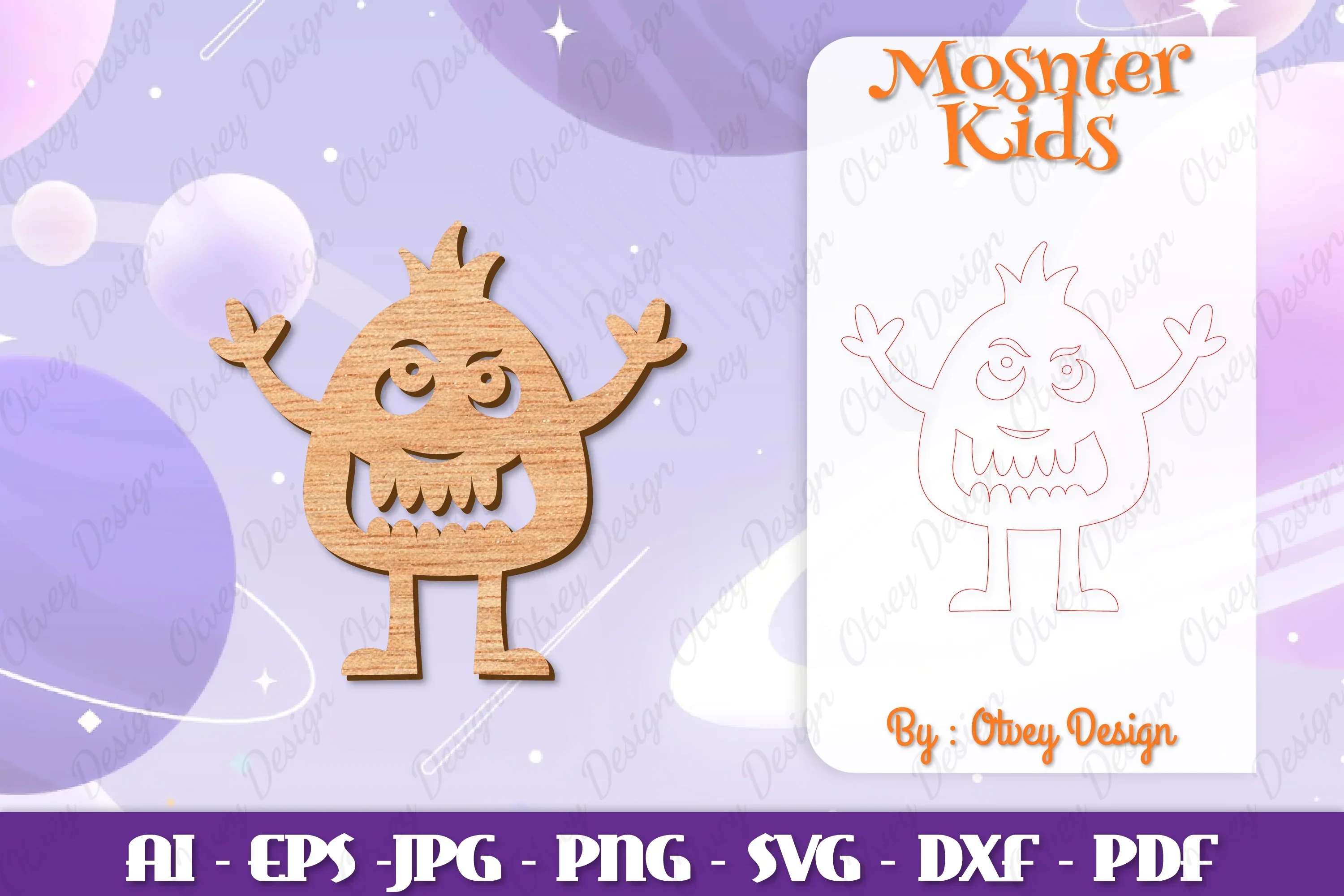 Cute Monster Designs SVG Bundle