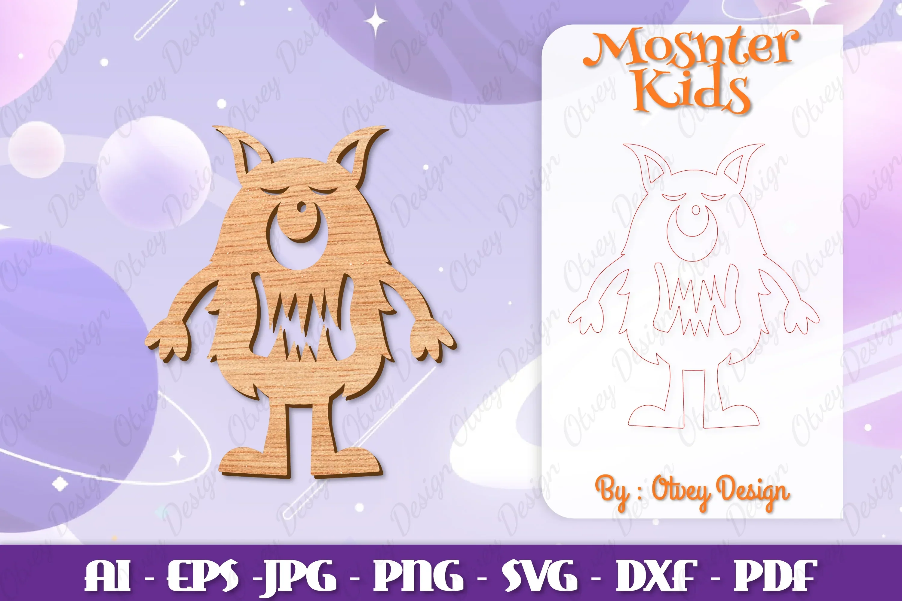 Cute Monster Designs SVG Bundle