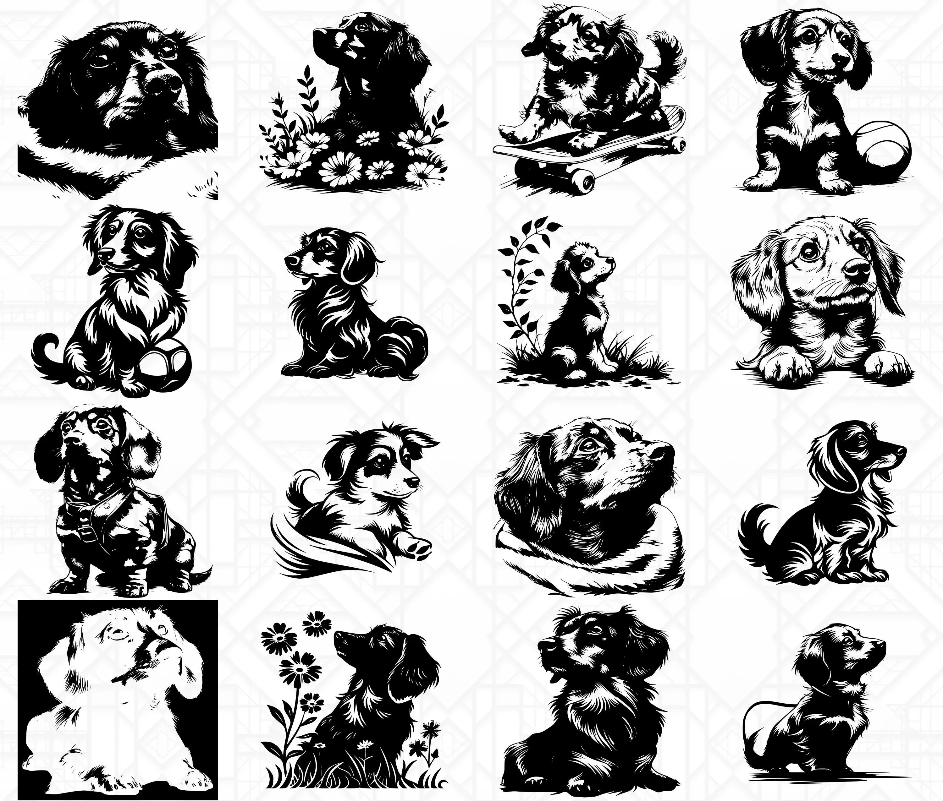 Dachshund Dog SVG Bundle - Image 2
