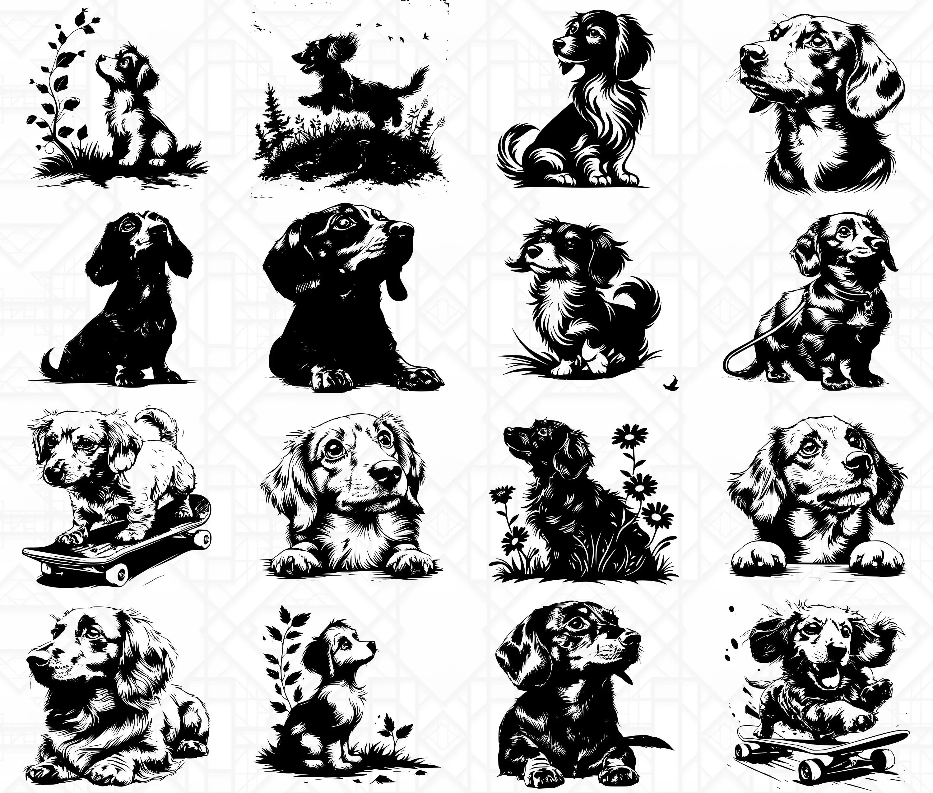 Dachshund Dog SVG Bundle - Image 4