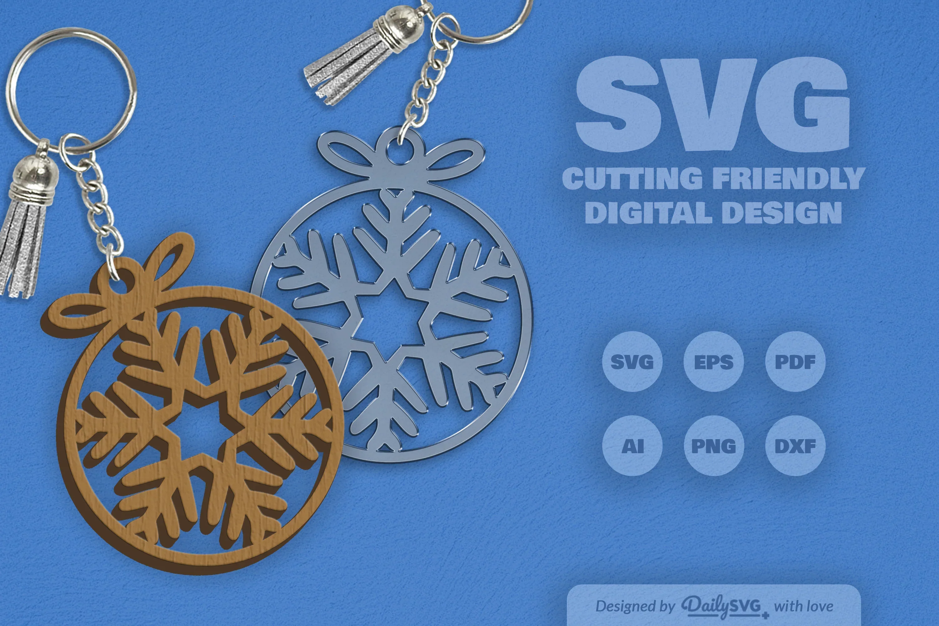 Daily Snowflake Bauble Clipart Collection - Image 10