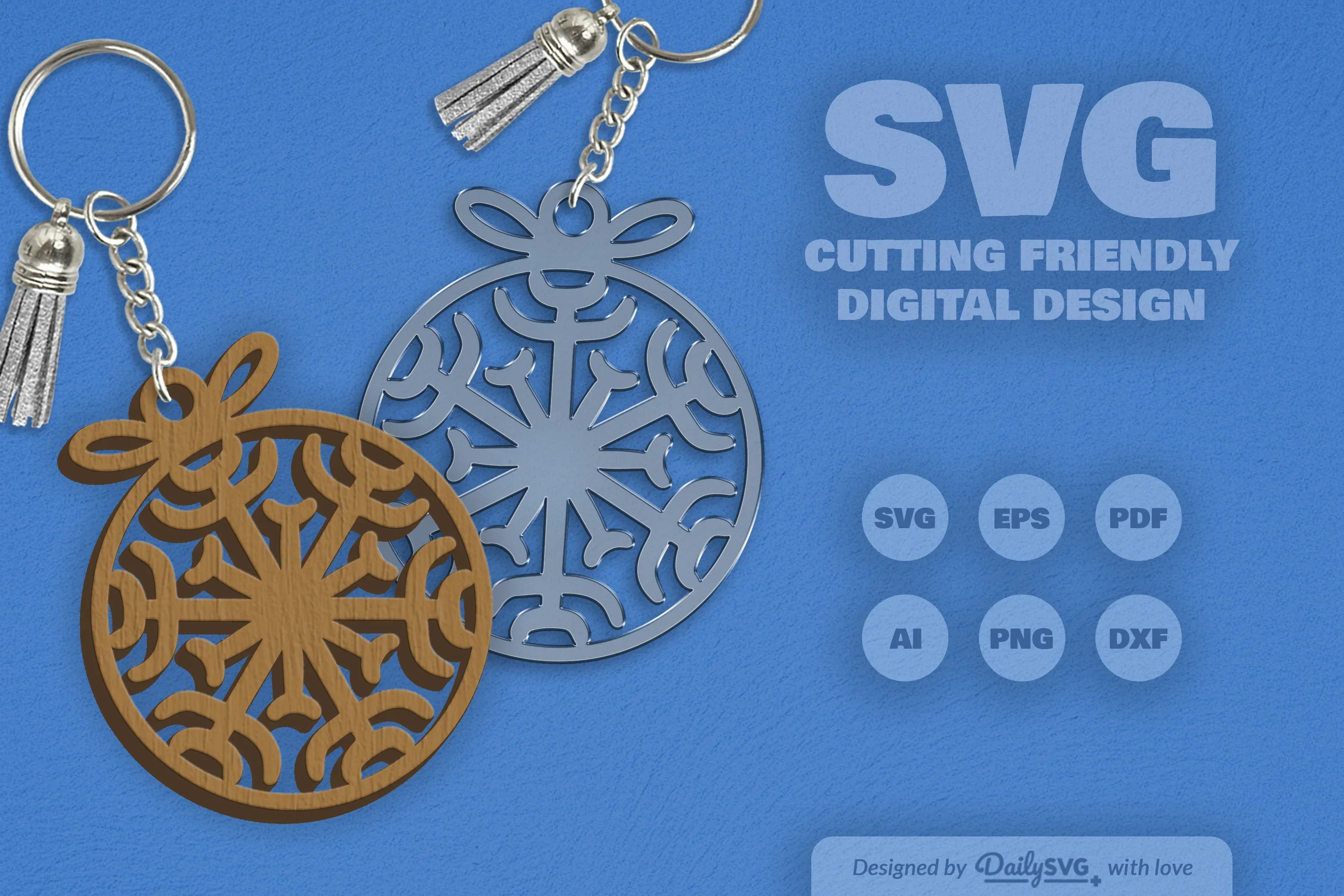 Daily Snowflake Bauble Clipart Collection - Image 2
