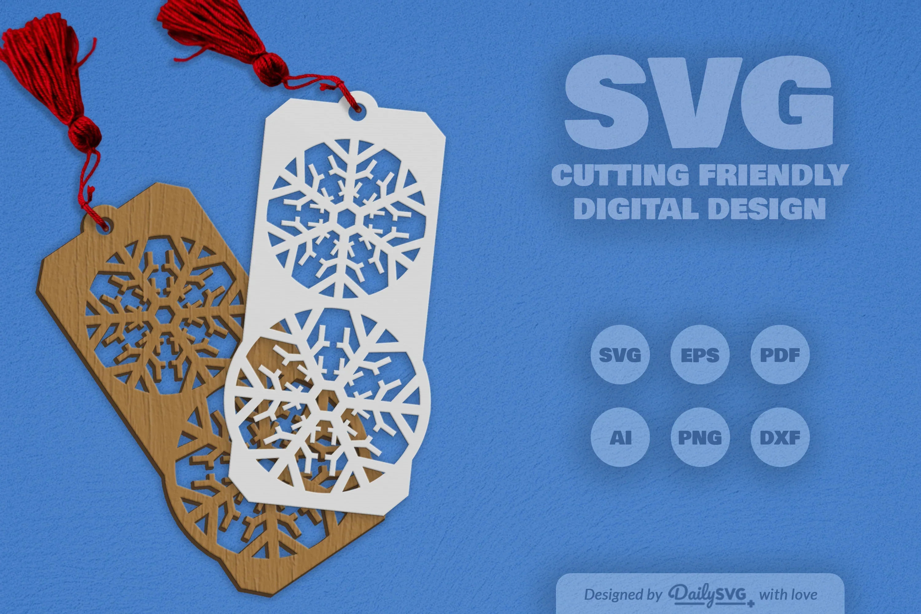 Daily Snowflake Junk Journal SVG Bundles - Image 2