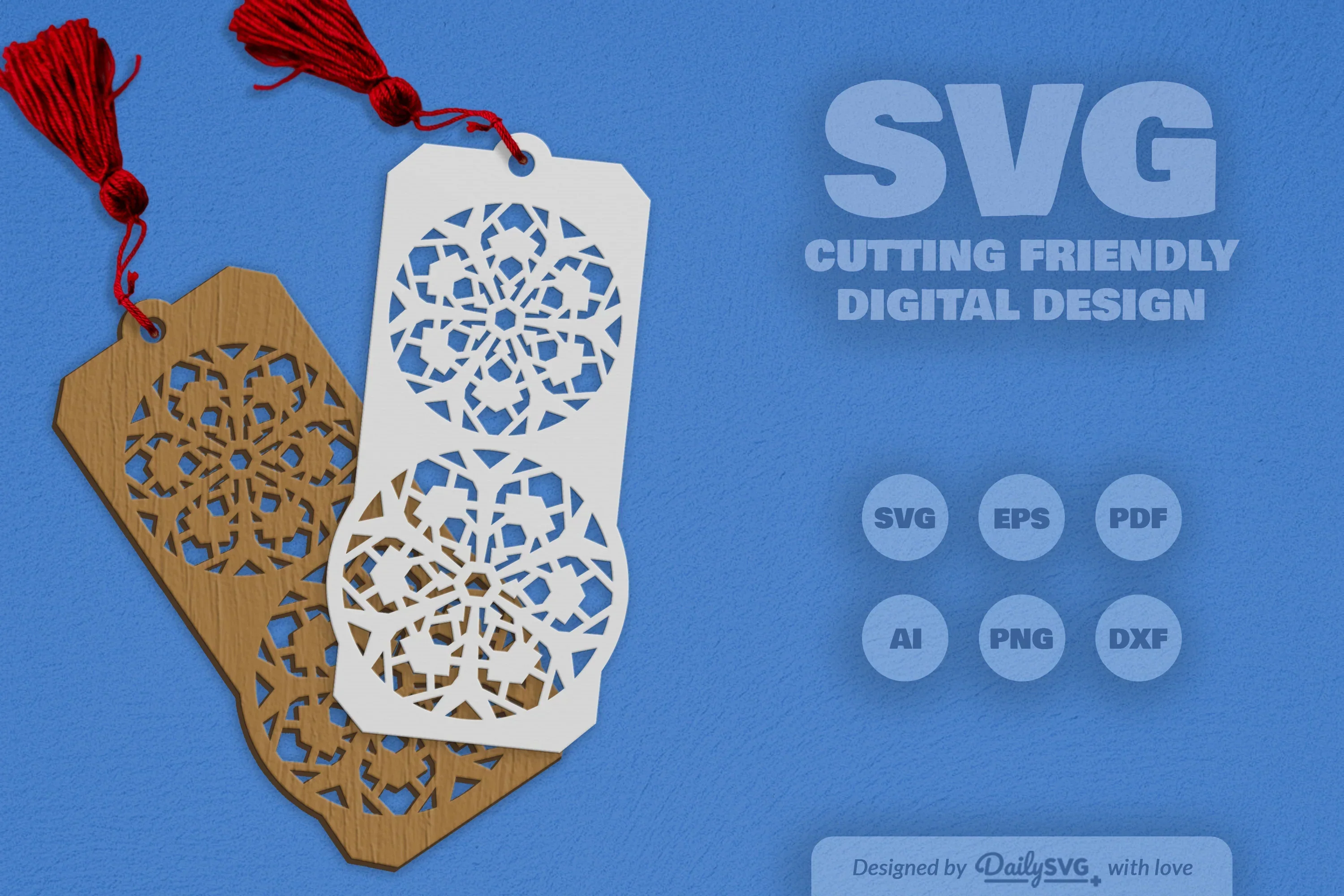 Daily Snowflake Junk Journal SVG Bundles - Image 4