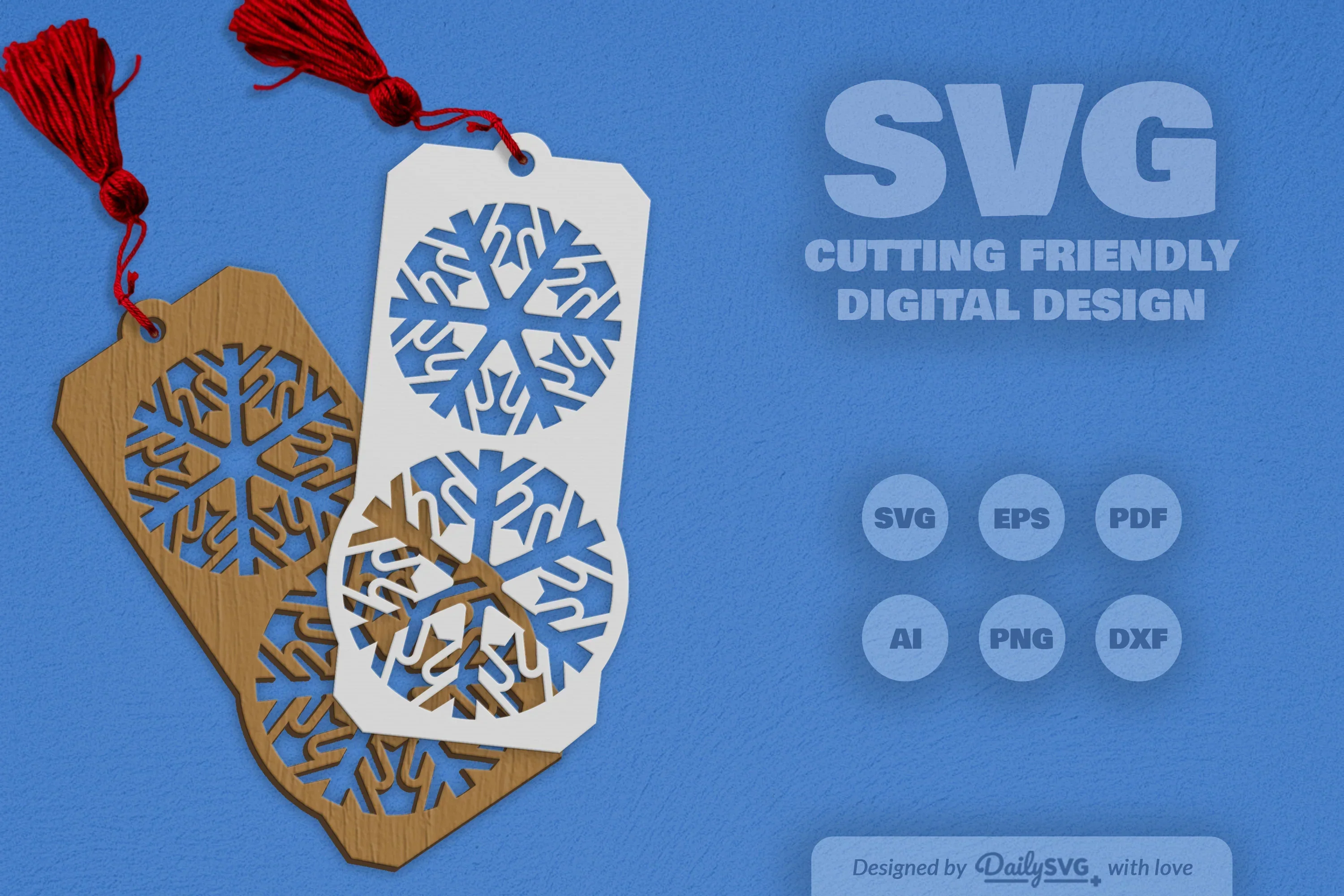 Daily Snowflake Junk Journal SVG Bundles - Image 9