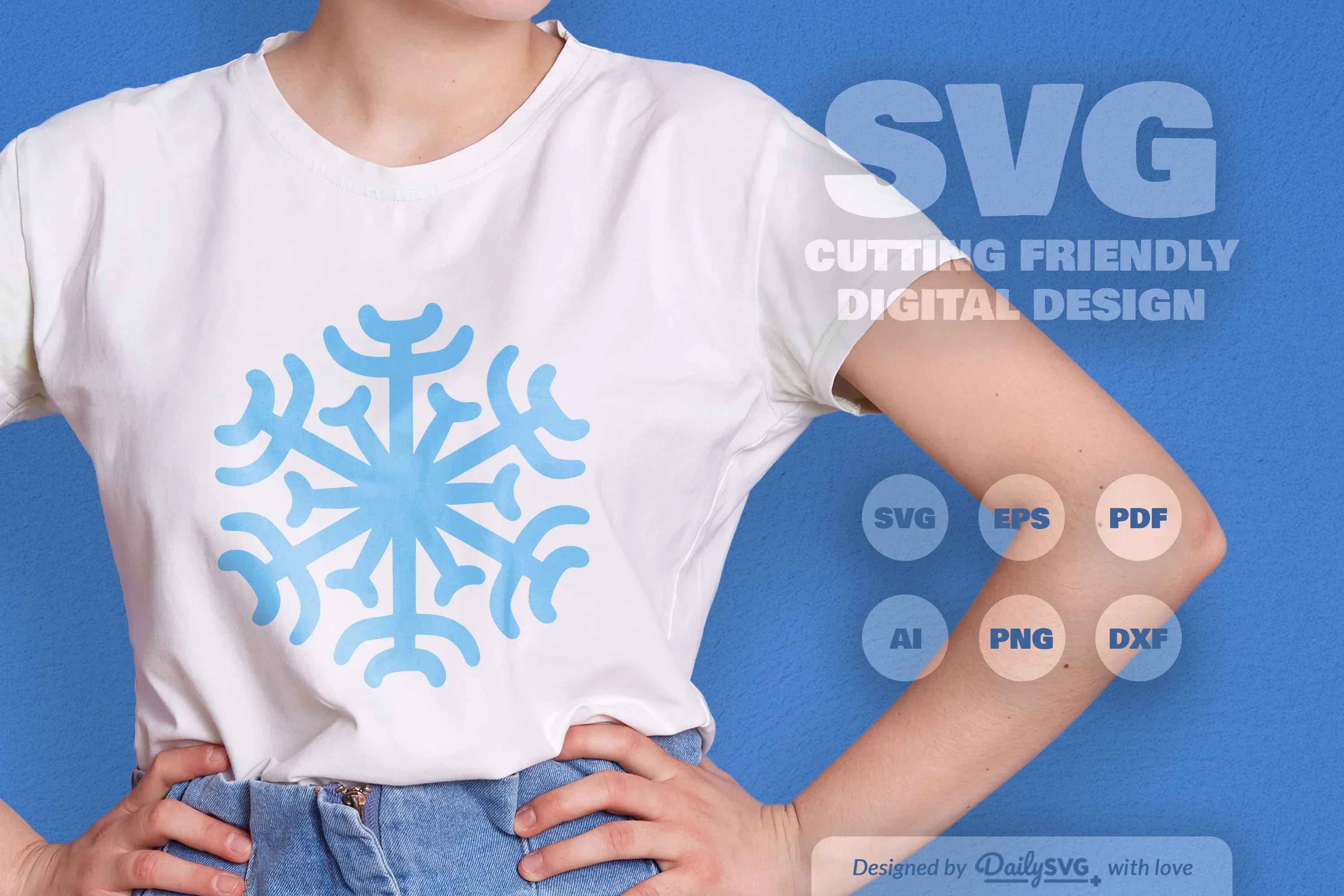 Daily Snowflakes Clipart SVG Bundle - Image 2
