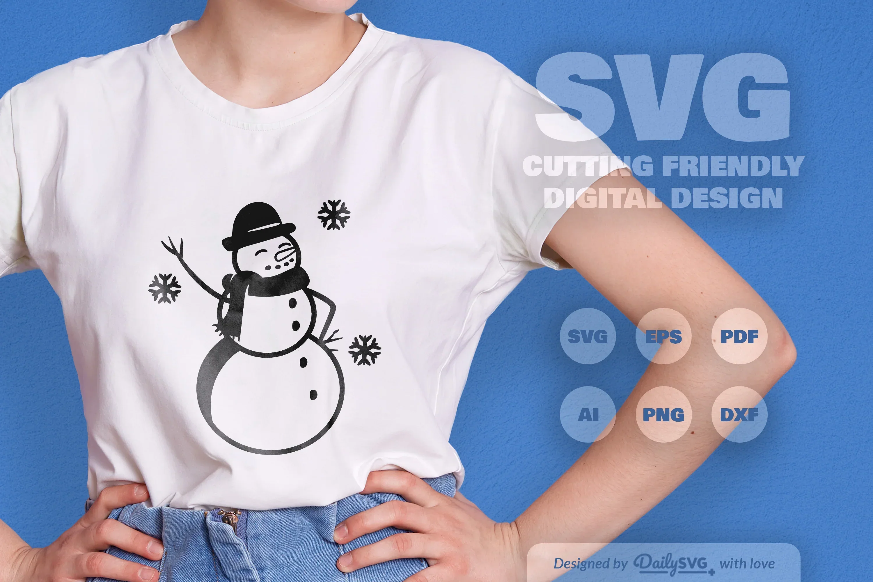 Daily Snowman SVG Clipart SVG Bundles - Image 7