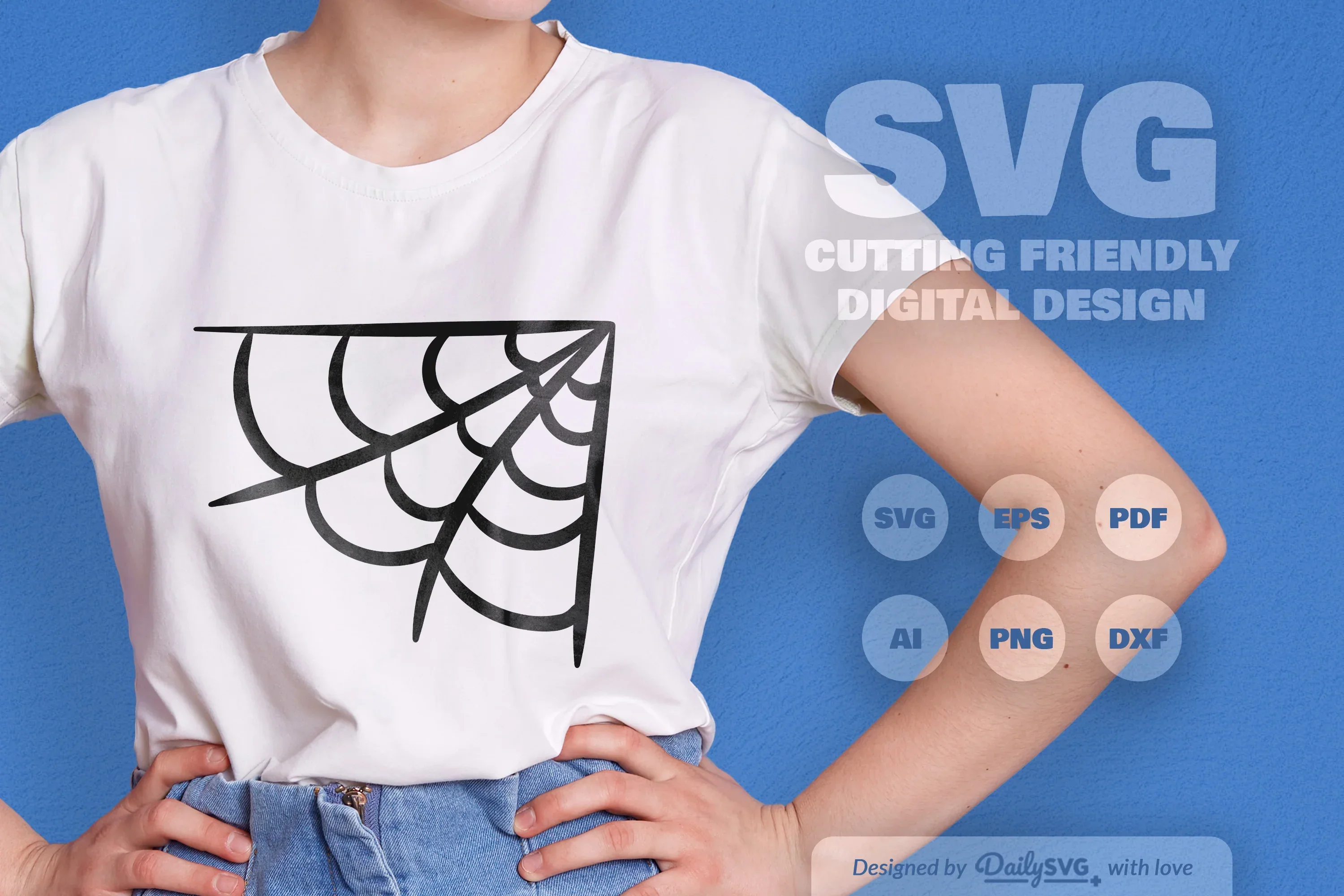 Daily SVG Bundles Spider Web Clipart - Image 4