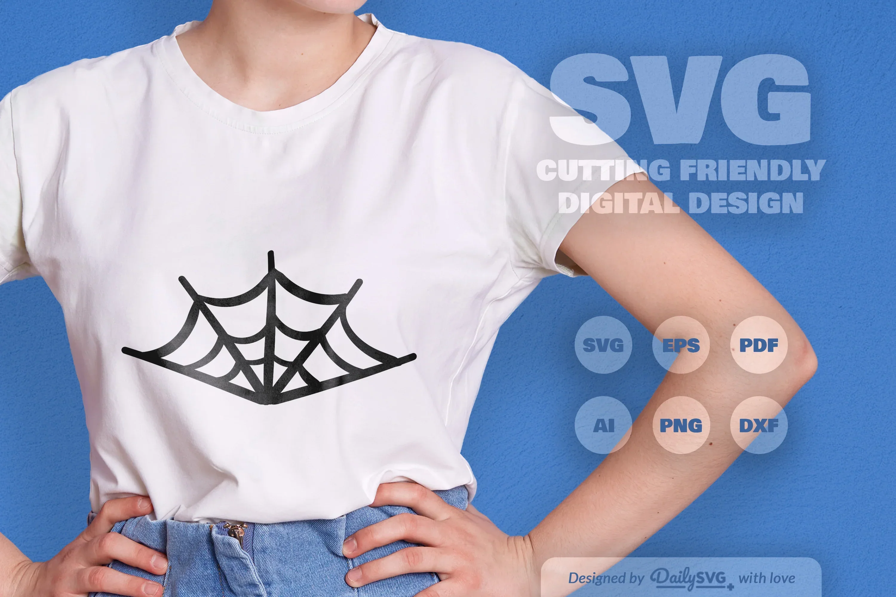 Daily SVG Bundles Spider Web Clipart - Image 7
