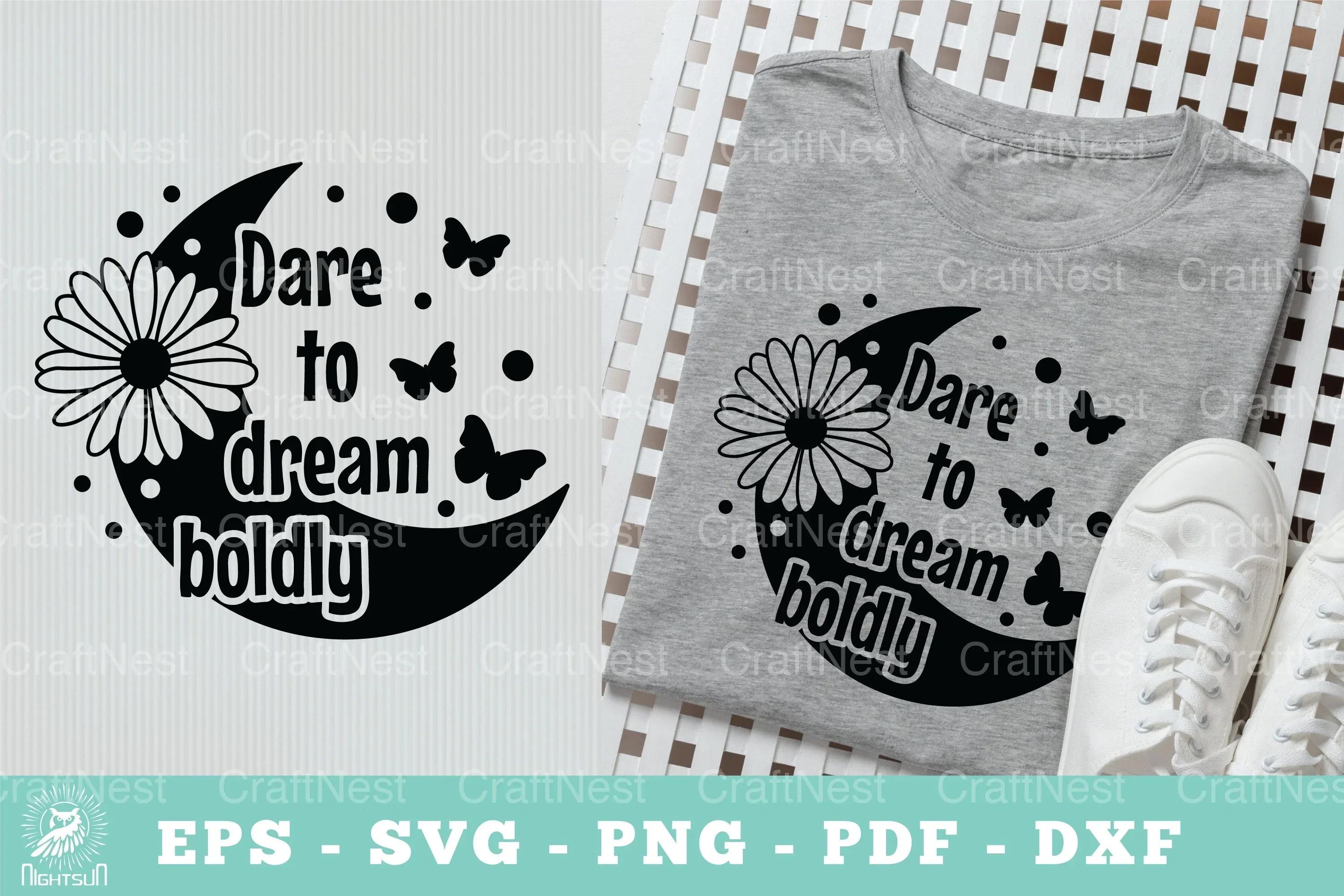 Dare to Dream Boldly Motivational Clipart Bundle