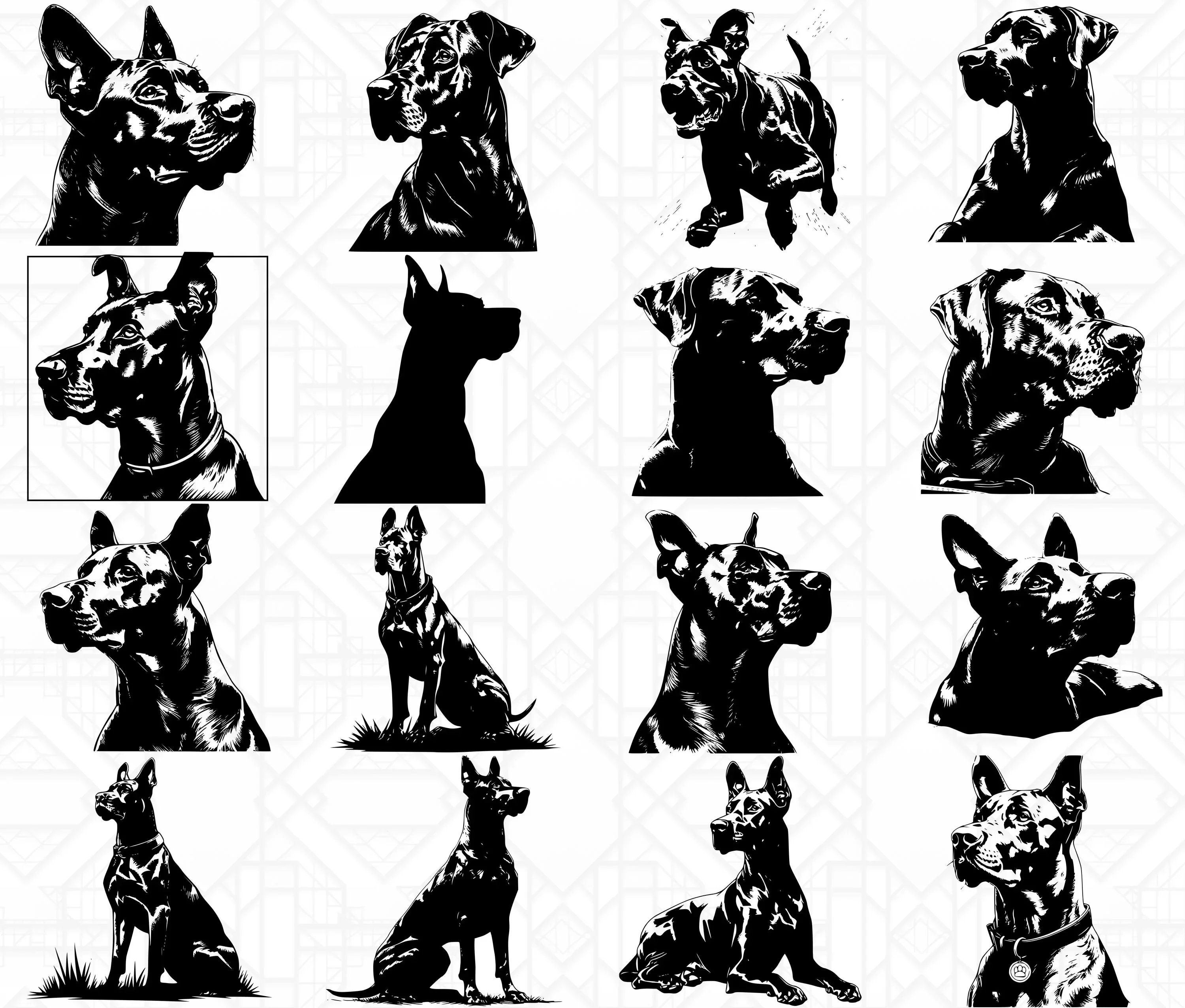 Doberman Dog SVG Bundle - Image 6