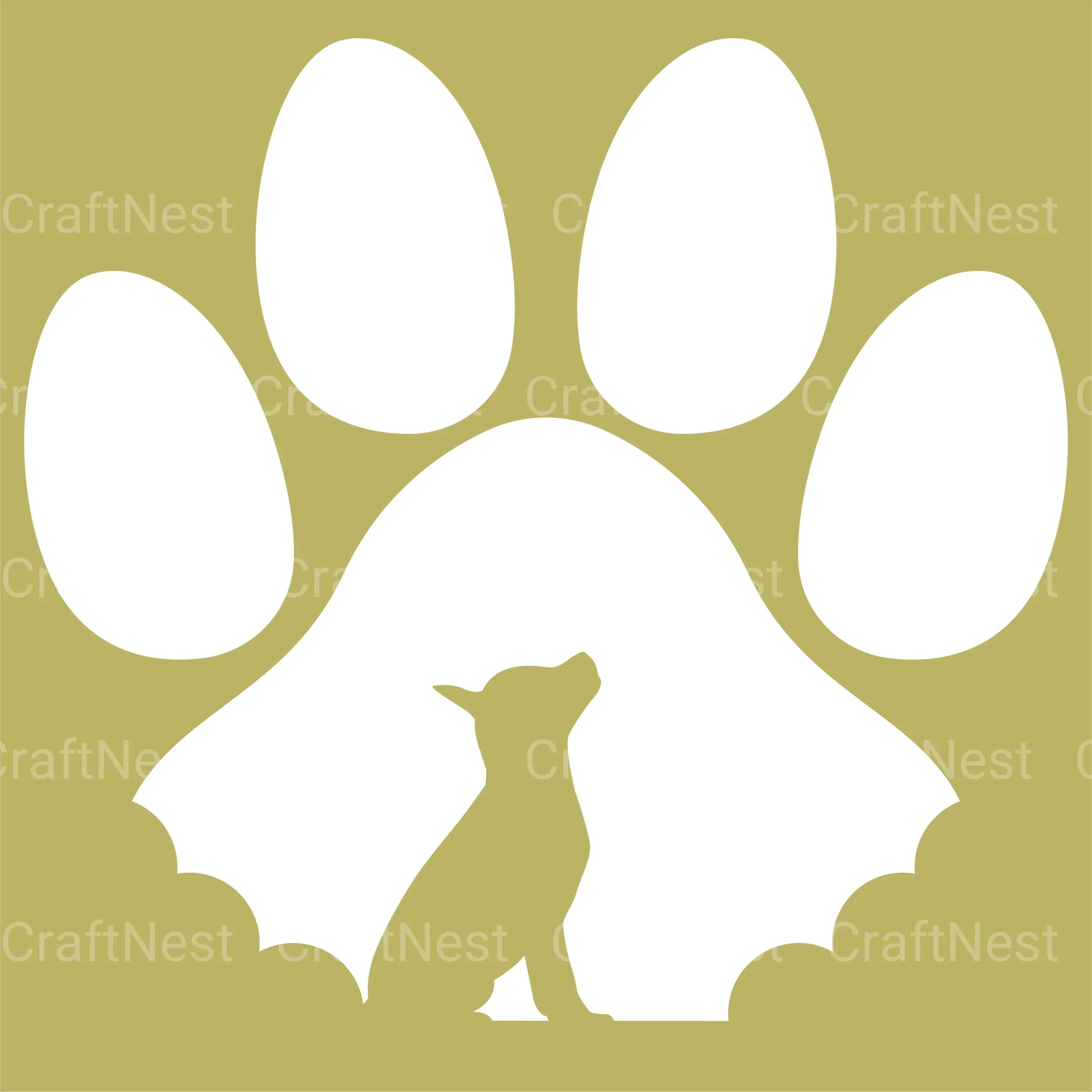 Dog 3D Layered Papercut Clipart Bundle - Image 7
