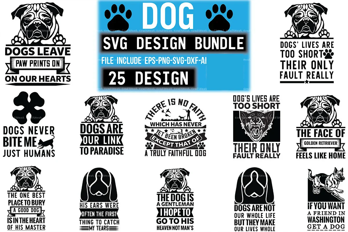 Dog Design SVG Bundle