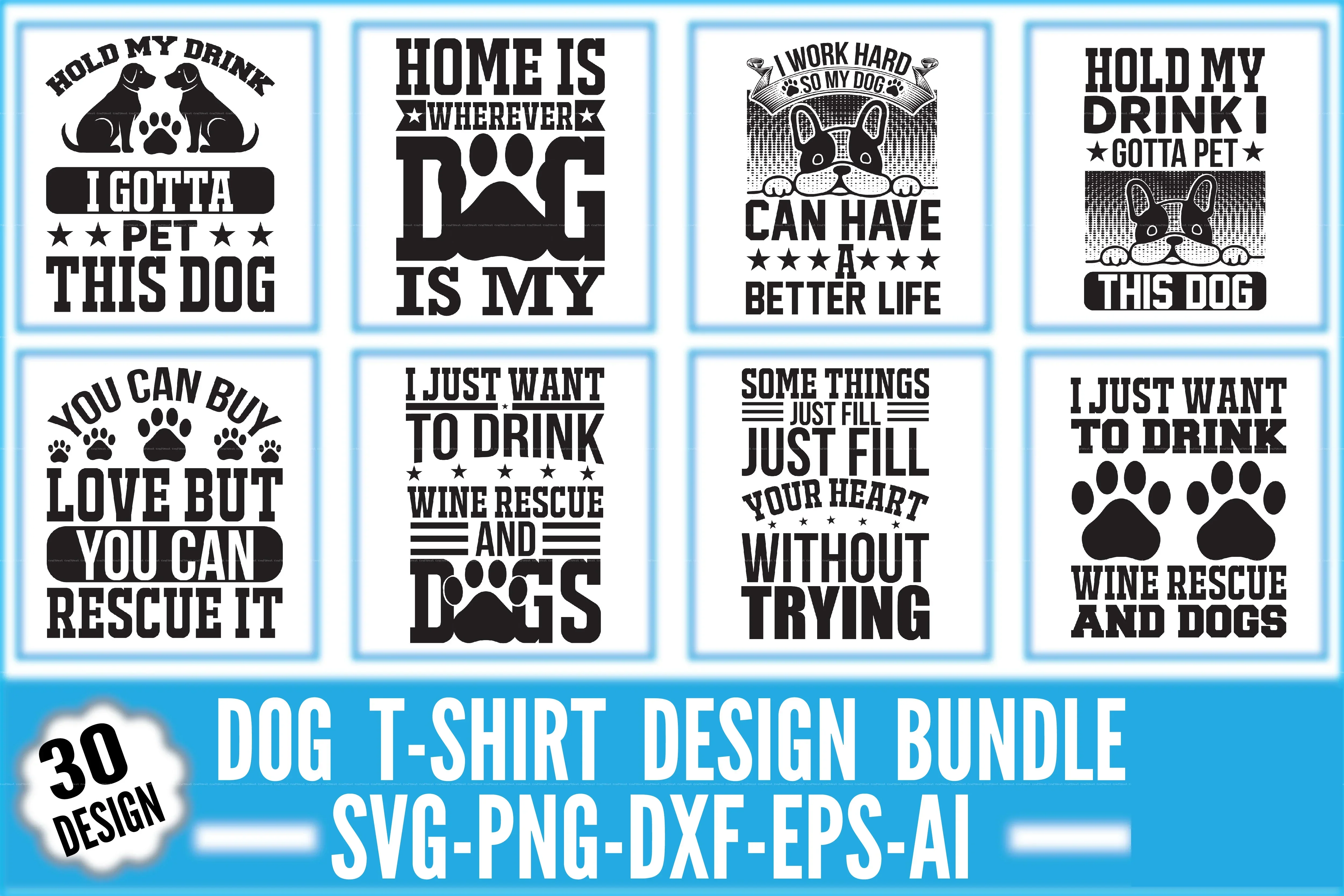 Dog Design SVG Bundle