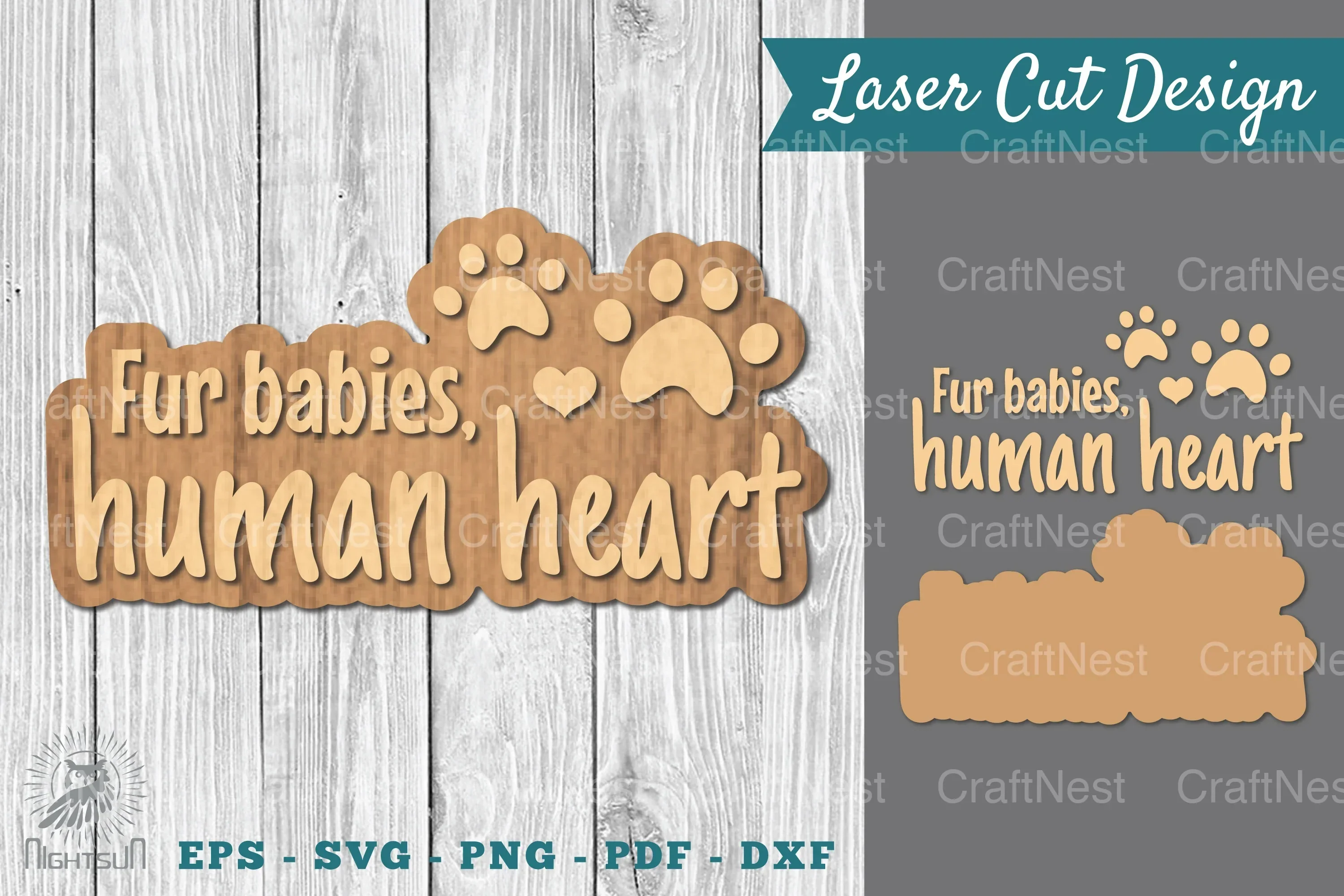 Dog Quotes Laser Cut Decoration SVG Bundle