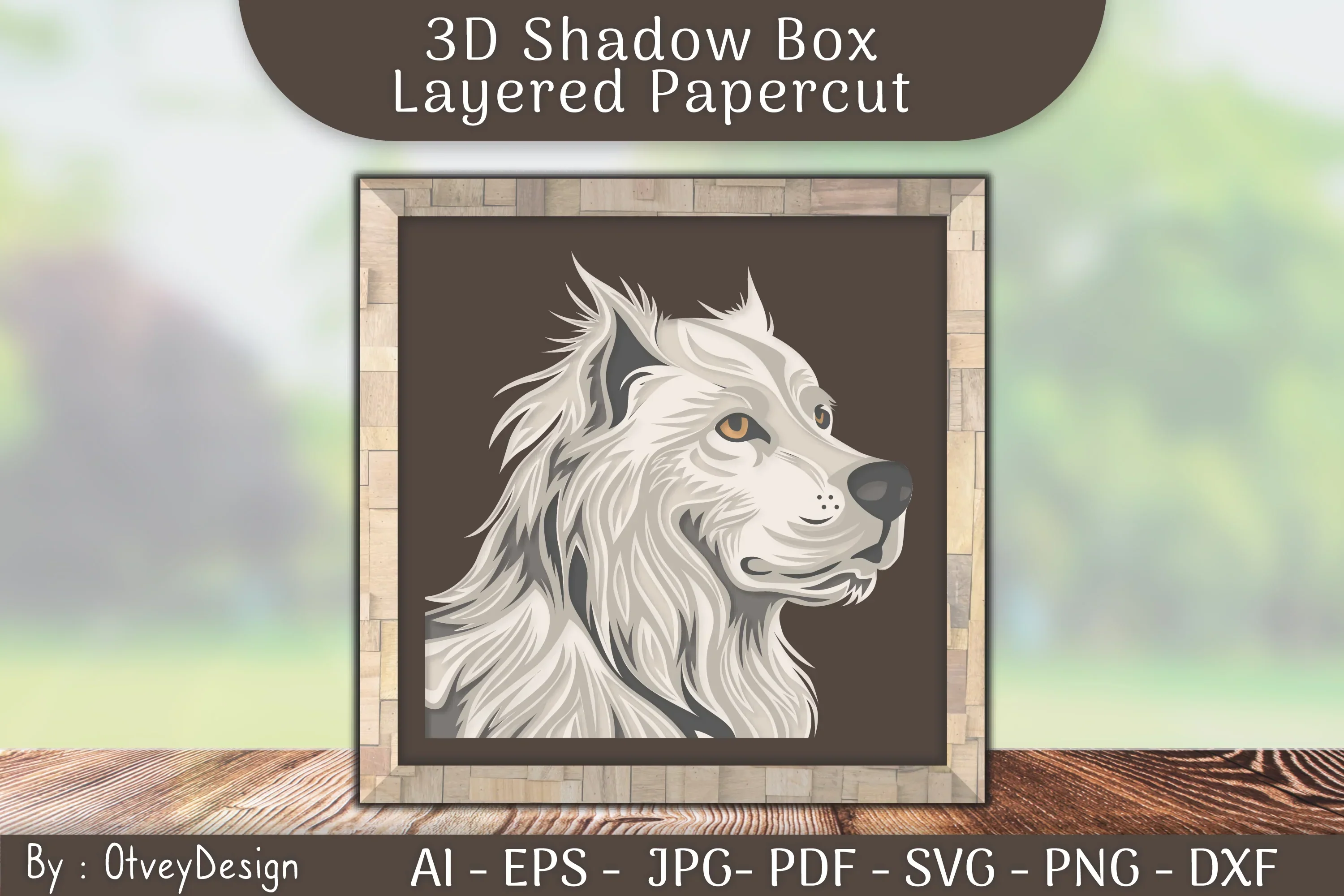 Dog Shadowbox Layered Papercut SVG Bundle - Image 3