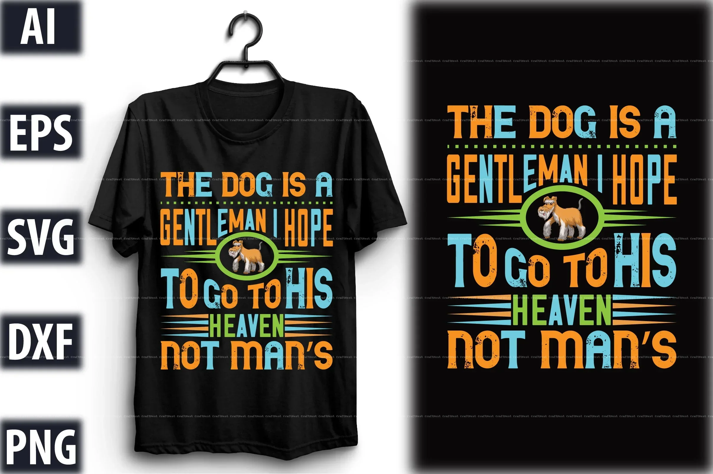 Dog T-Shirt Design SVG Bundle - Image 4