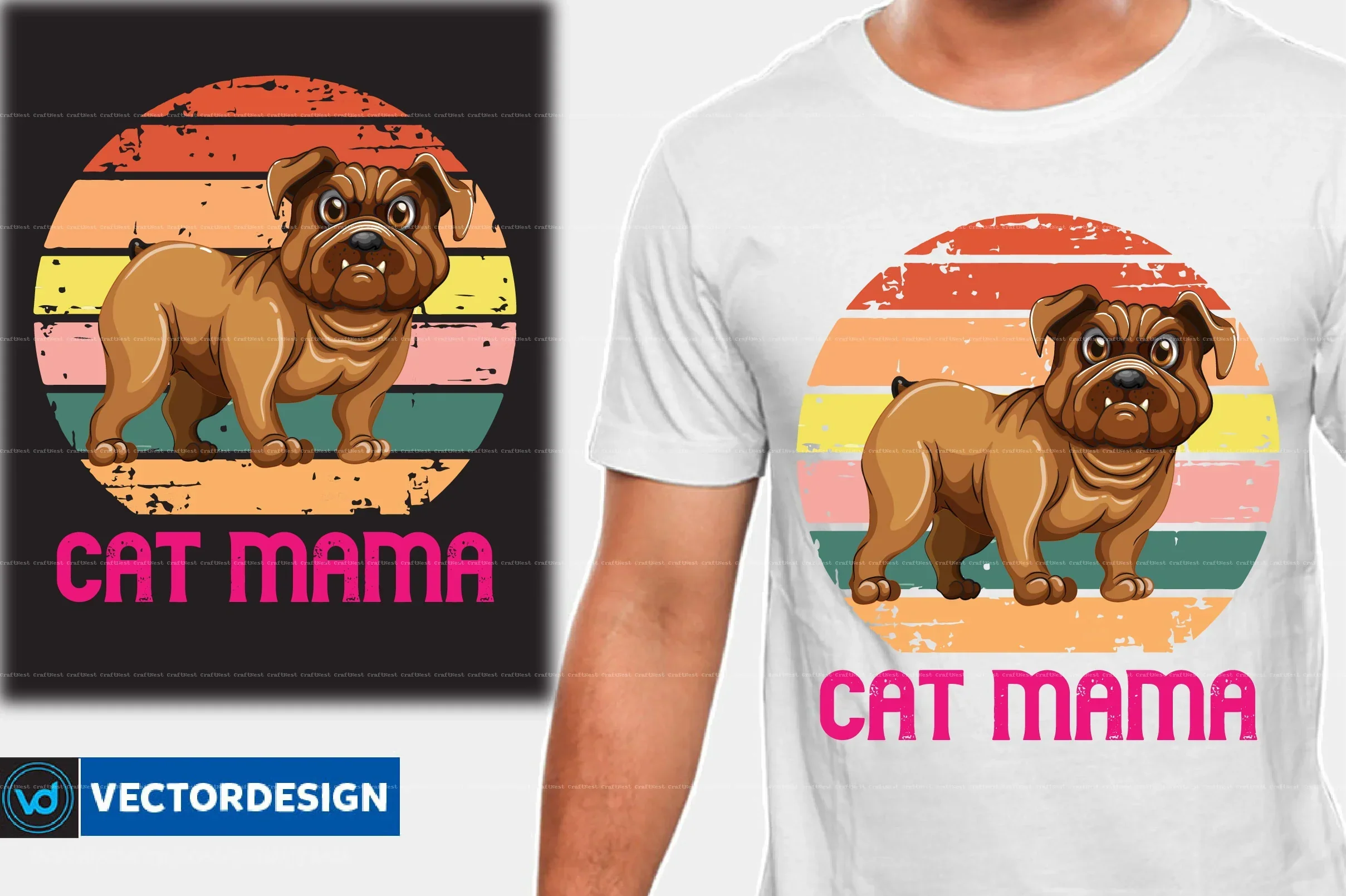 Dog T-Shirt Design SVG Bundle - Image 12