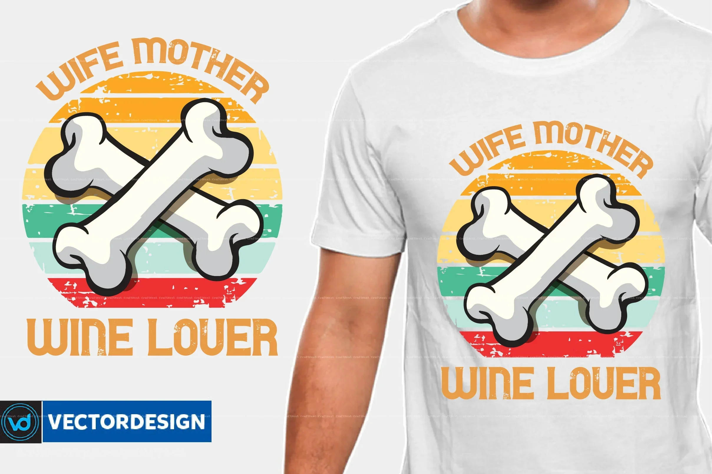 Dog T-Shirt Design SVG Bundle - Image 2