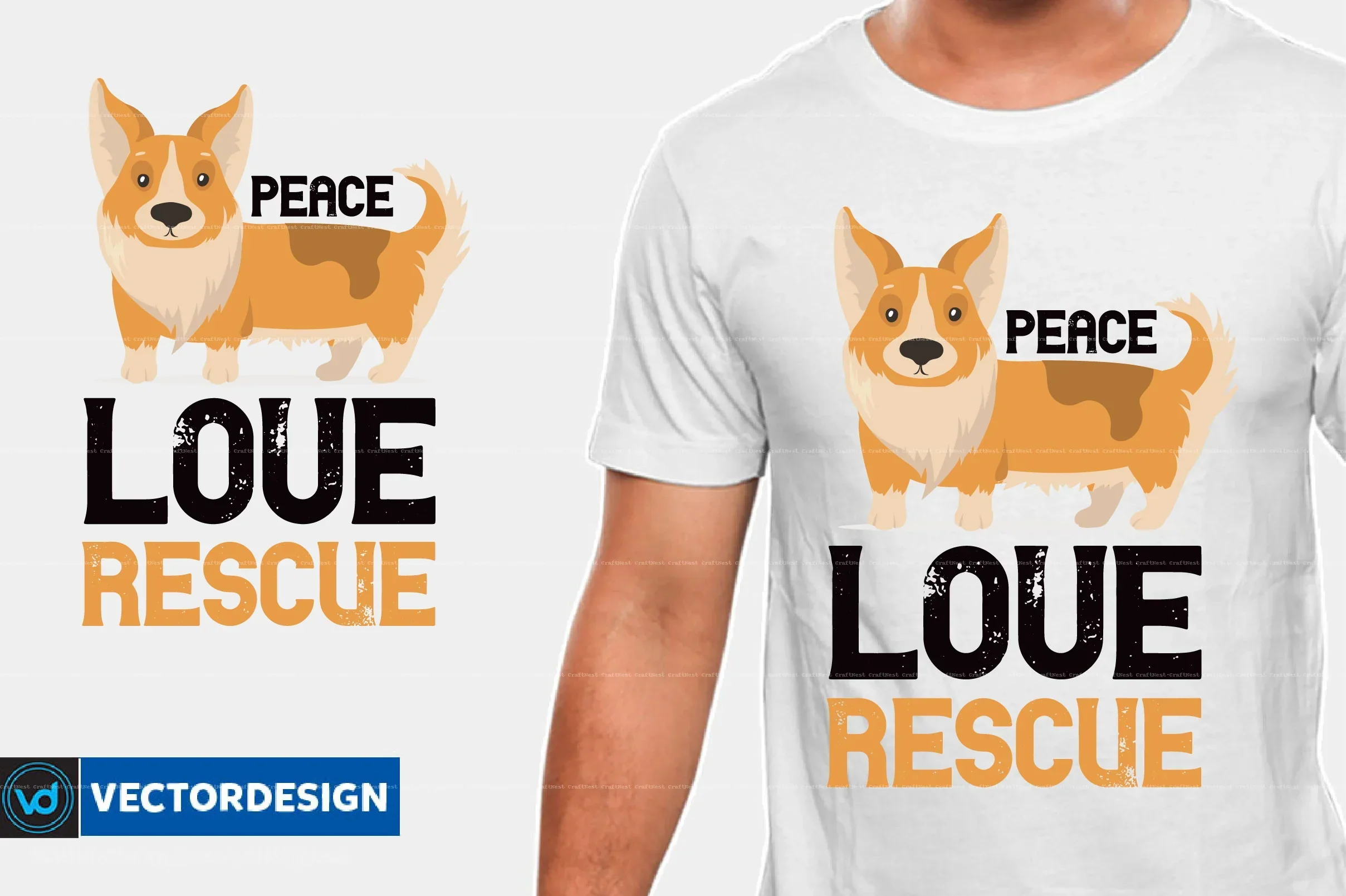 Dog T-Shirt Design SVG Bundle - Image 5