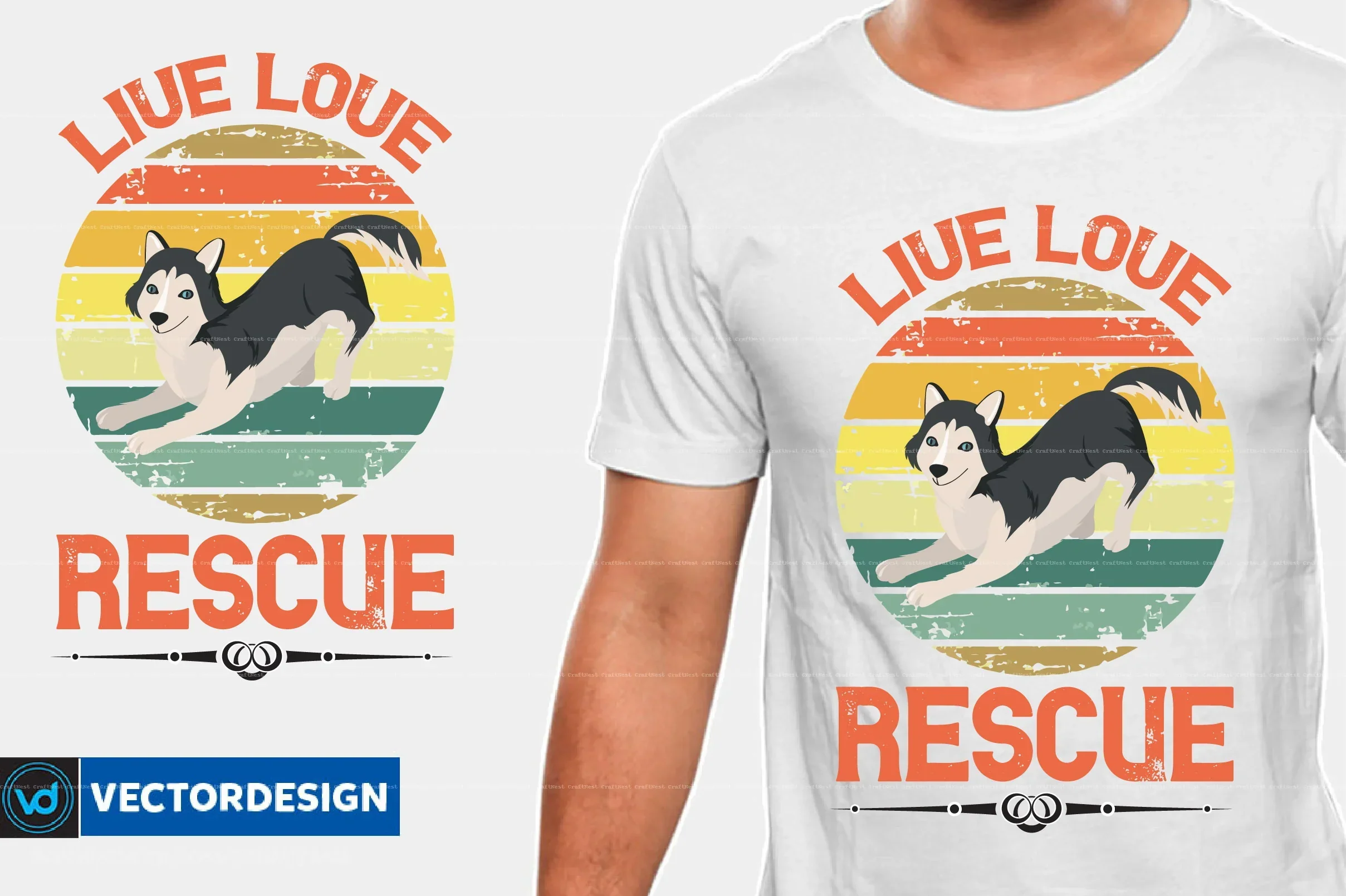 Dog T-Shirt Design SVG Bundle - Image 7